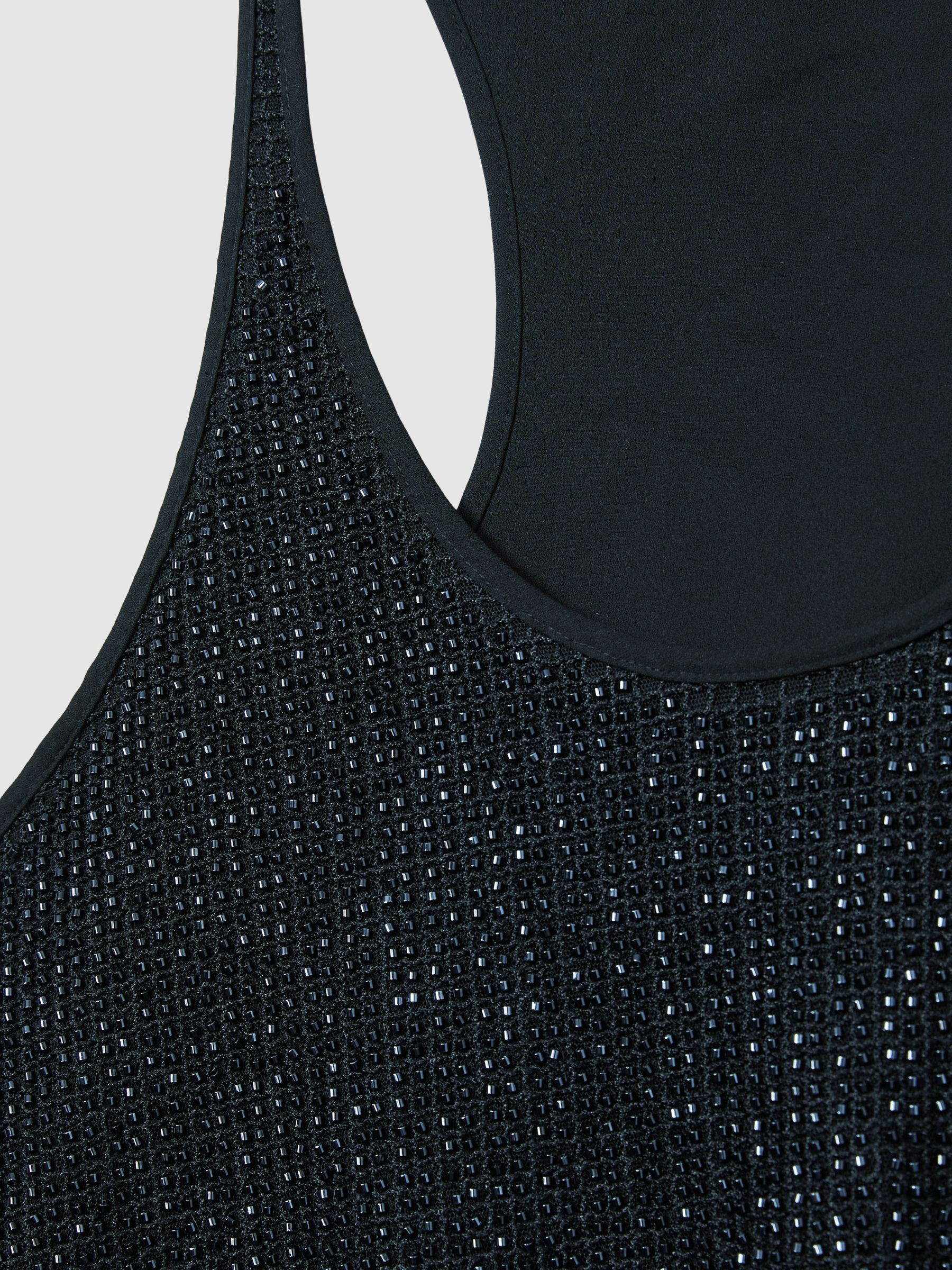 Beaded Cami Top in Dark Blue - Image 7 of 7