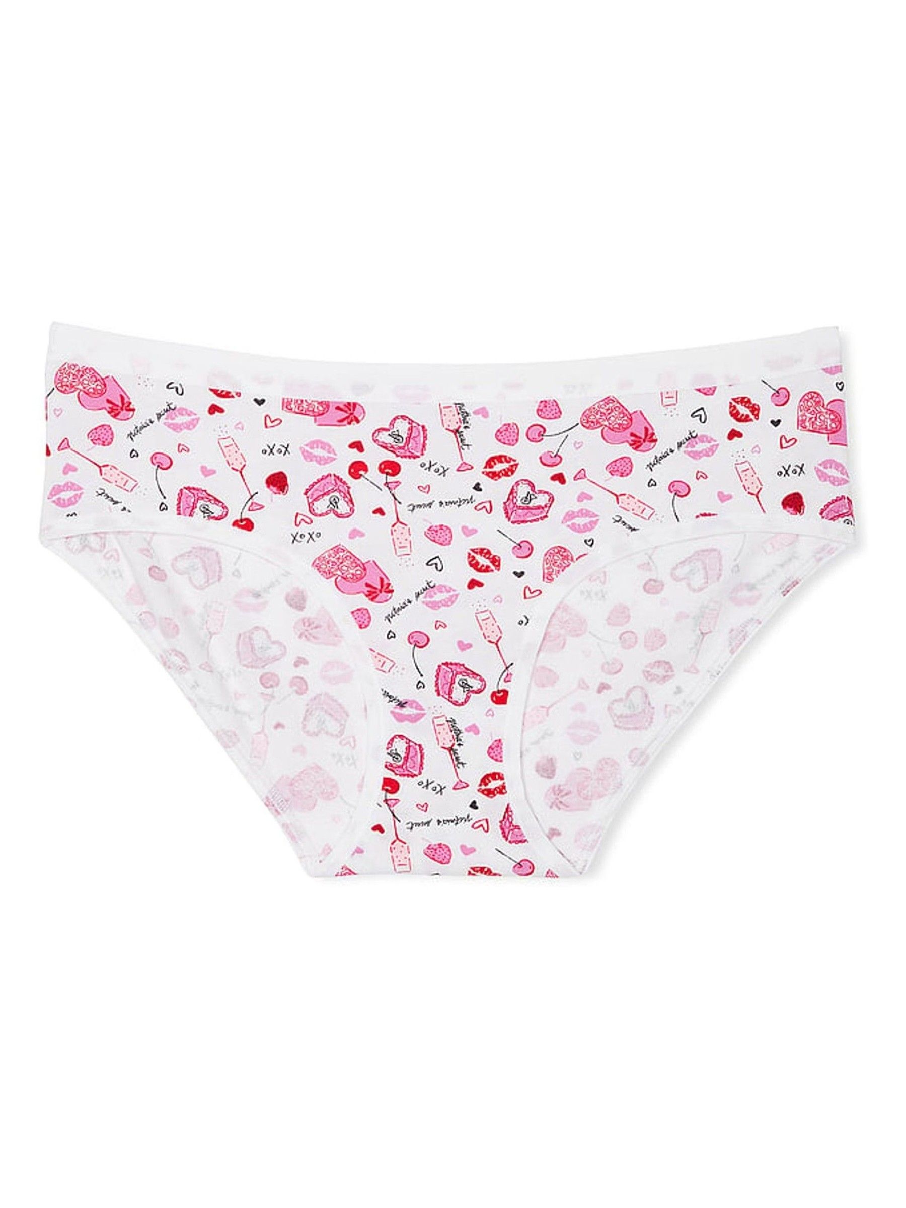 White Valentines Hipster Knickers - Image 3 of 3