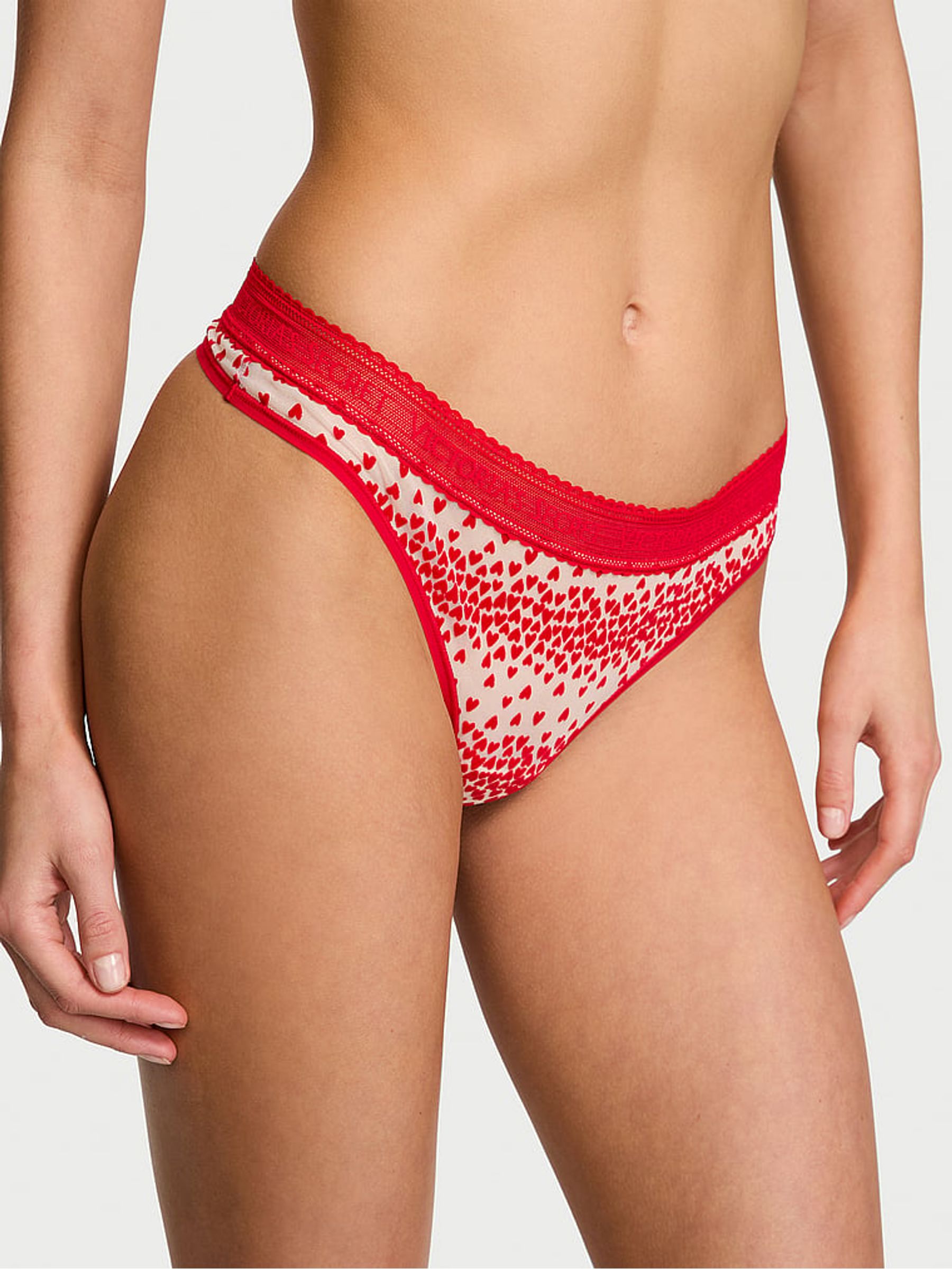 Lipstick Red Heart Logo Knickers - Image 1 of 3