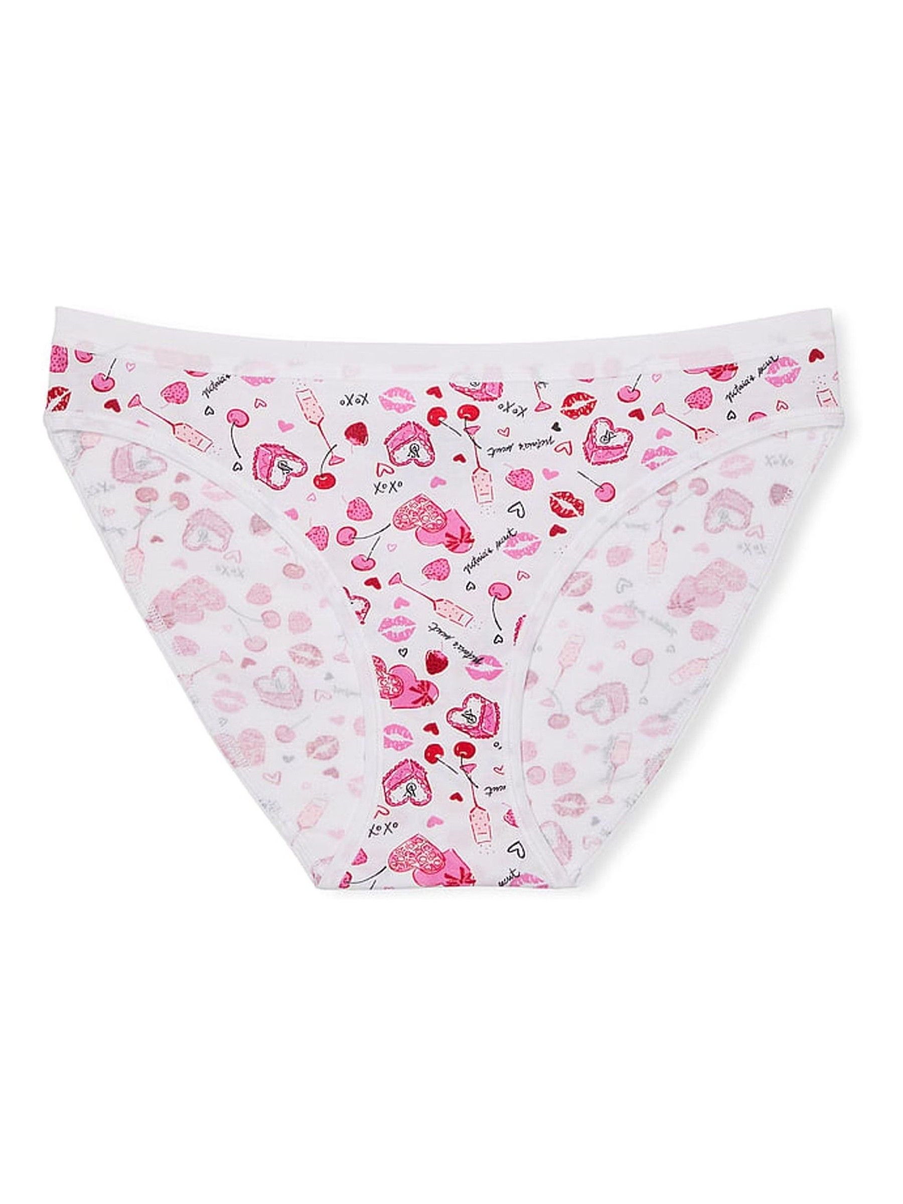 White Valentines Bikini Knickers - Image 3 of 3