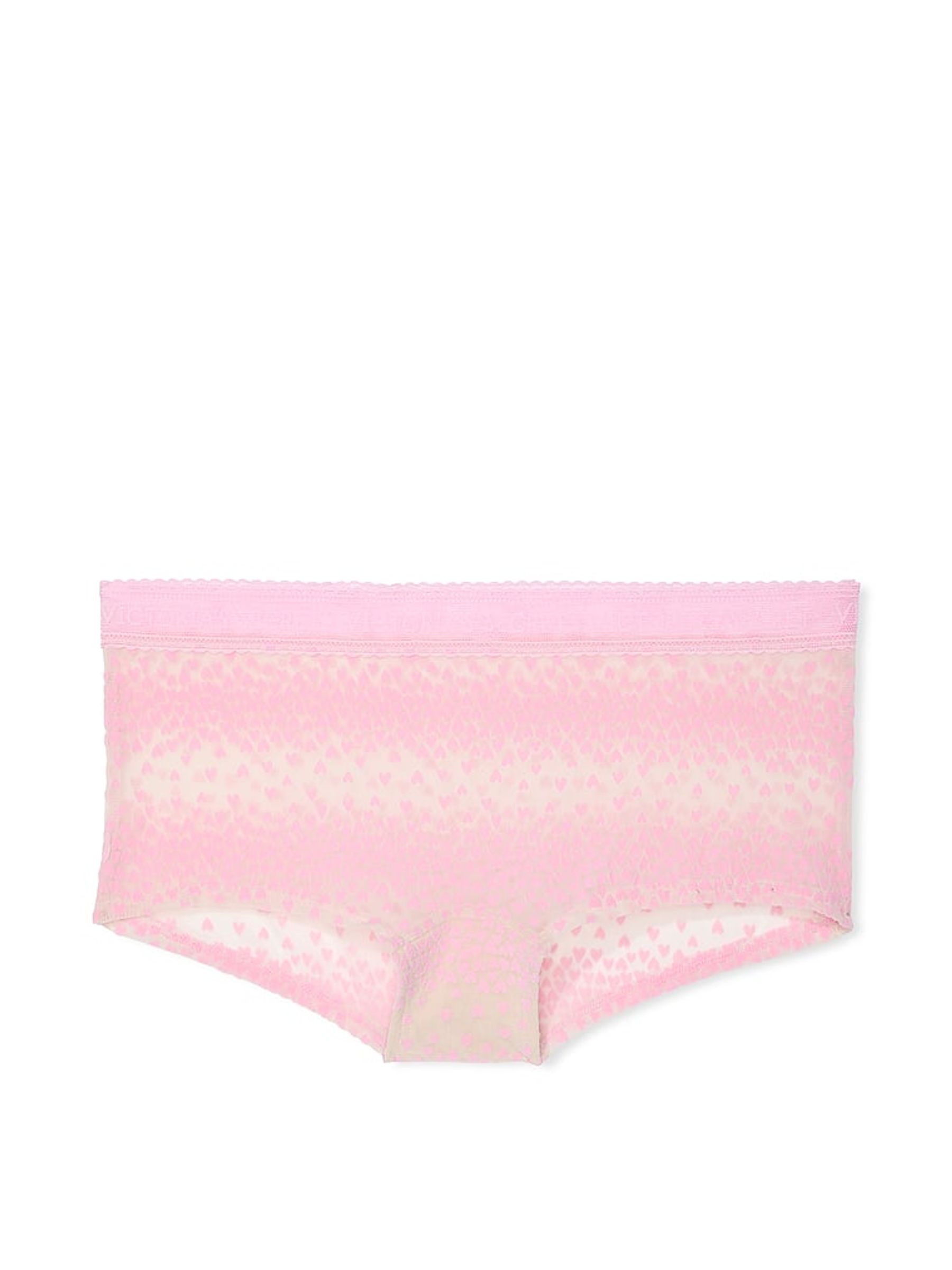 Cupid Pink Heart Short Logo Knickers - Image 3 of 3