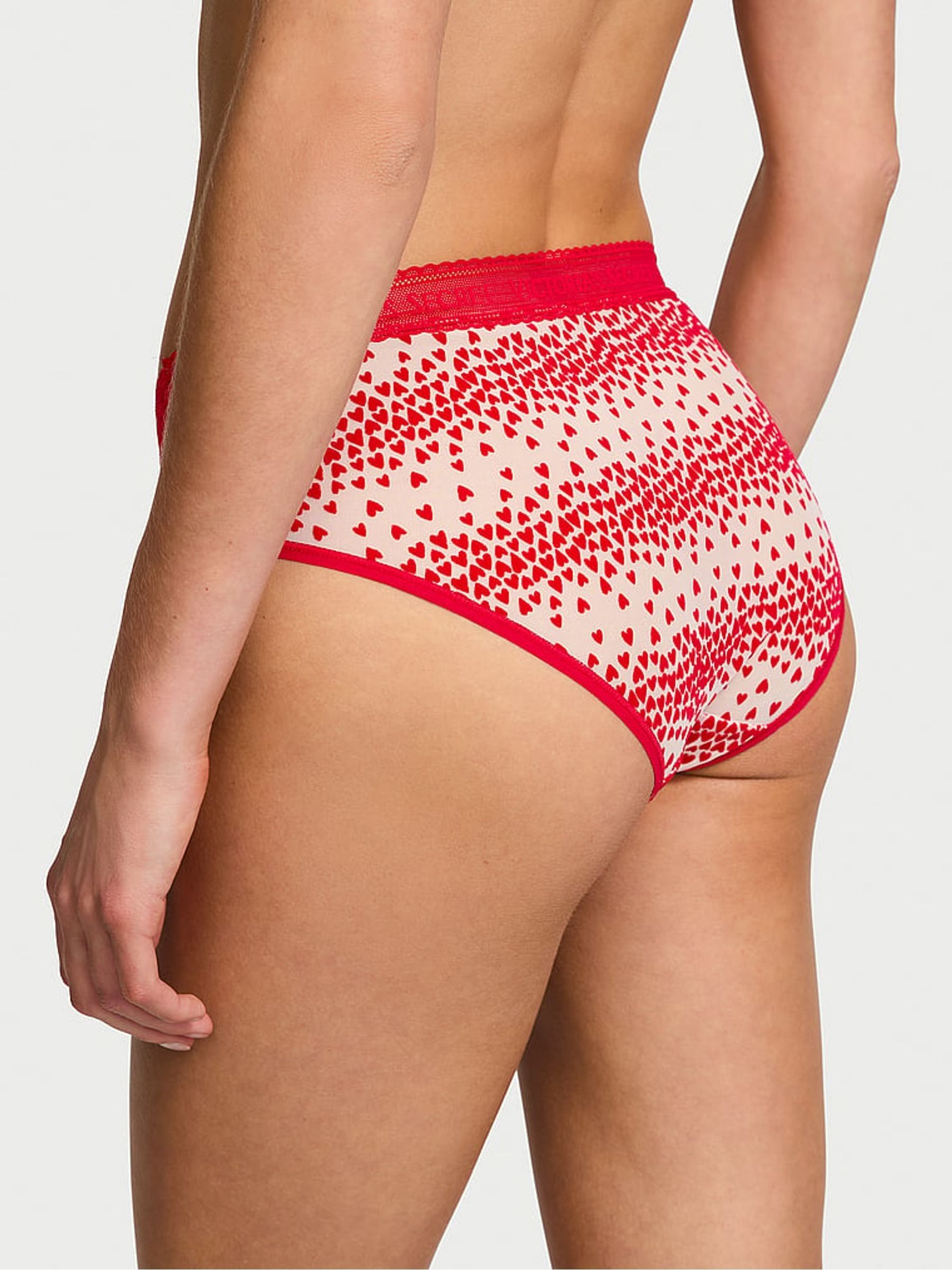 Lipstick Red Heart Hipster Logo Knickers - Image 2 of 3