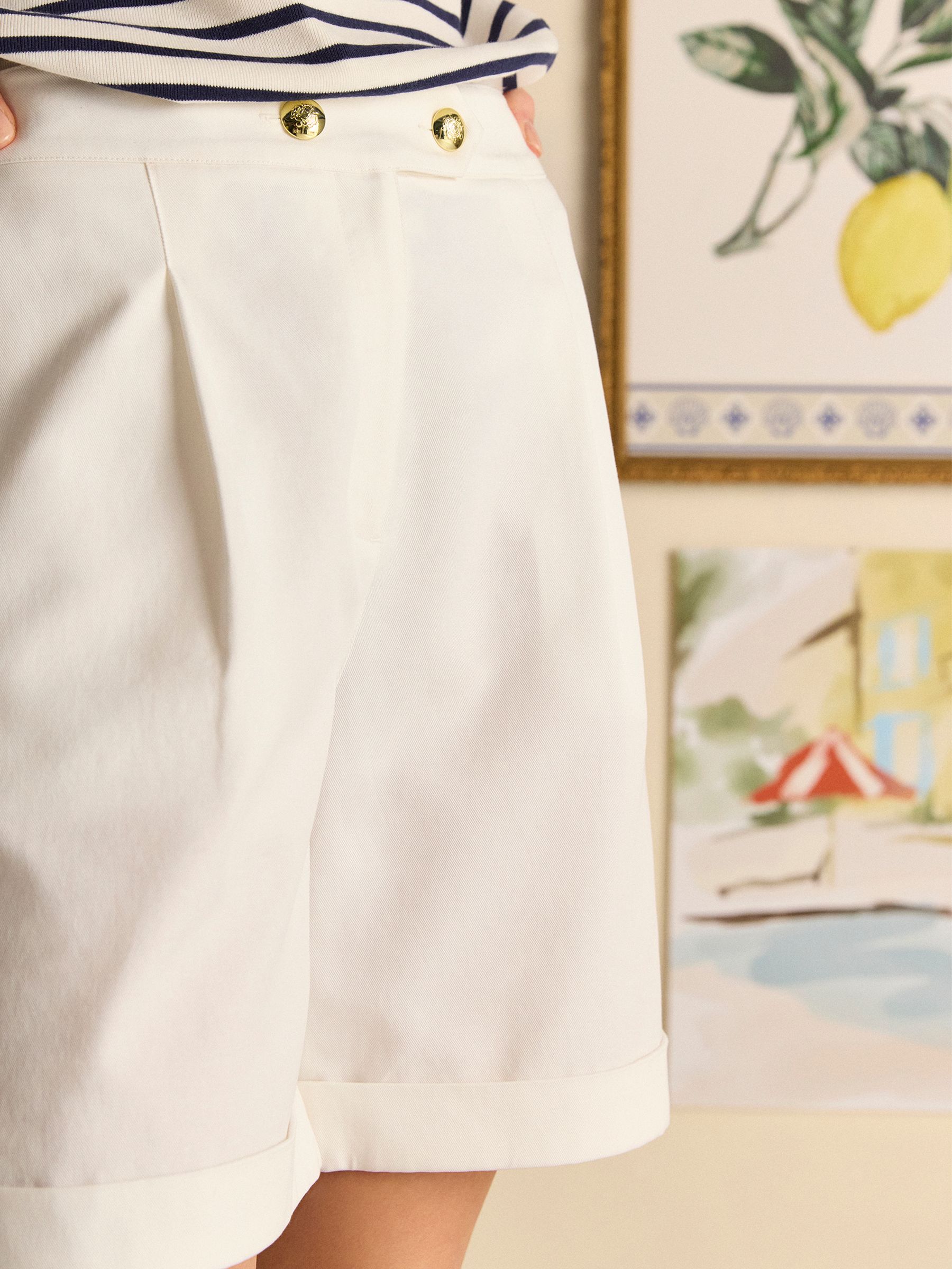 Bay White Tailored Long Shorts - Image 2 of 10