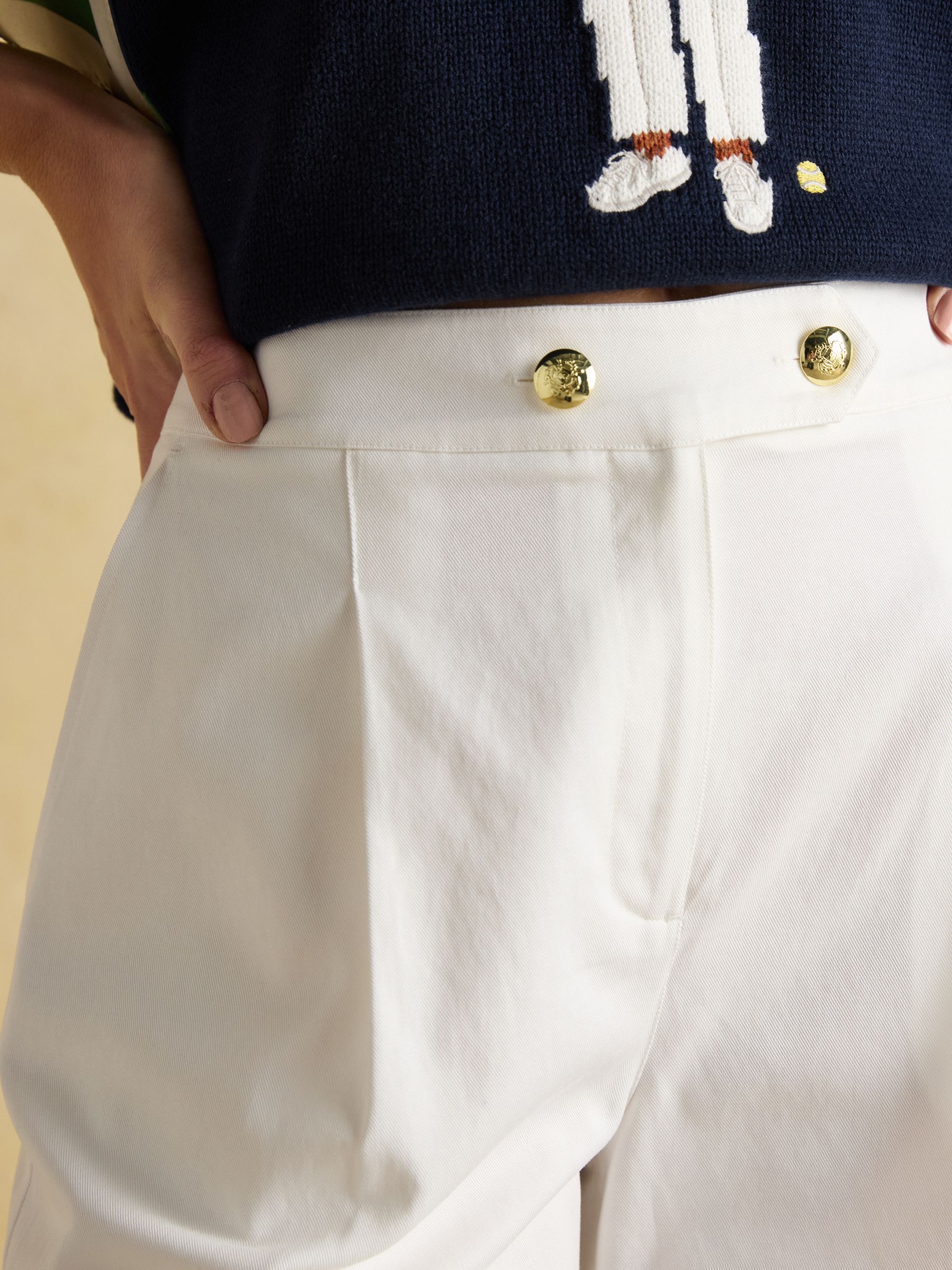 Bay White Tailored Long Shorts - Image 6 of 10