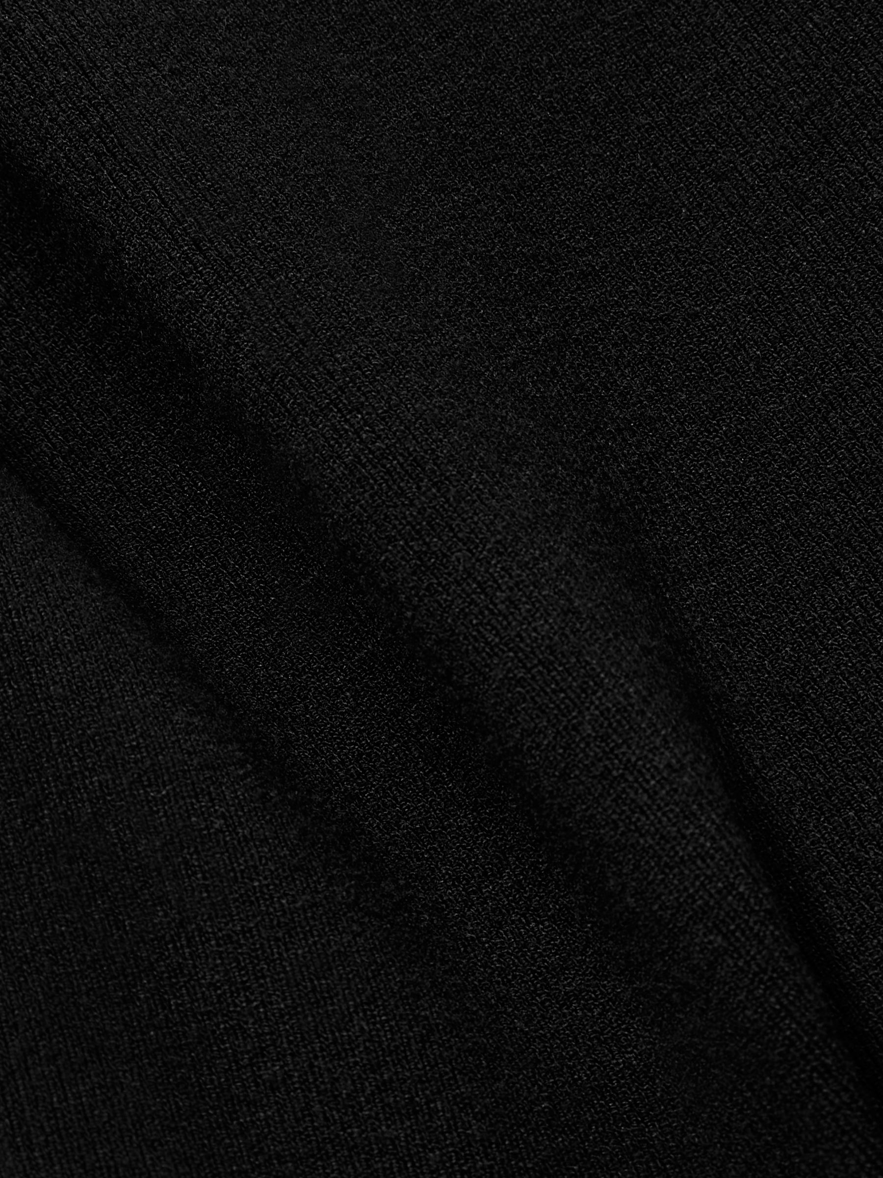 Knitted Square Neck Vest in Black - Image 7 of 7