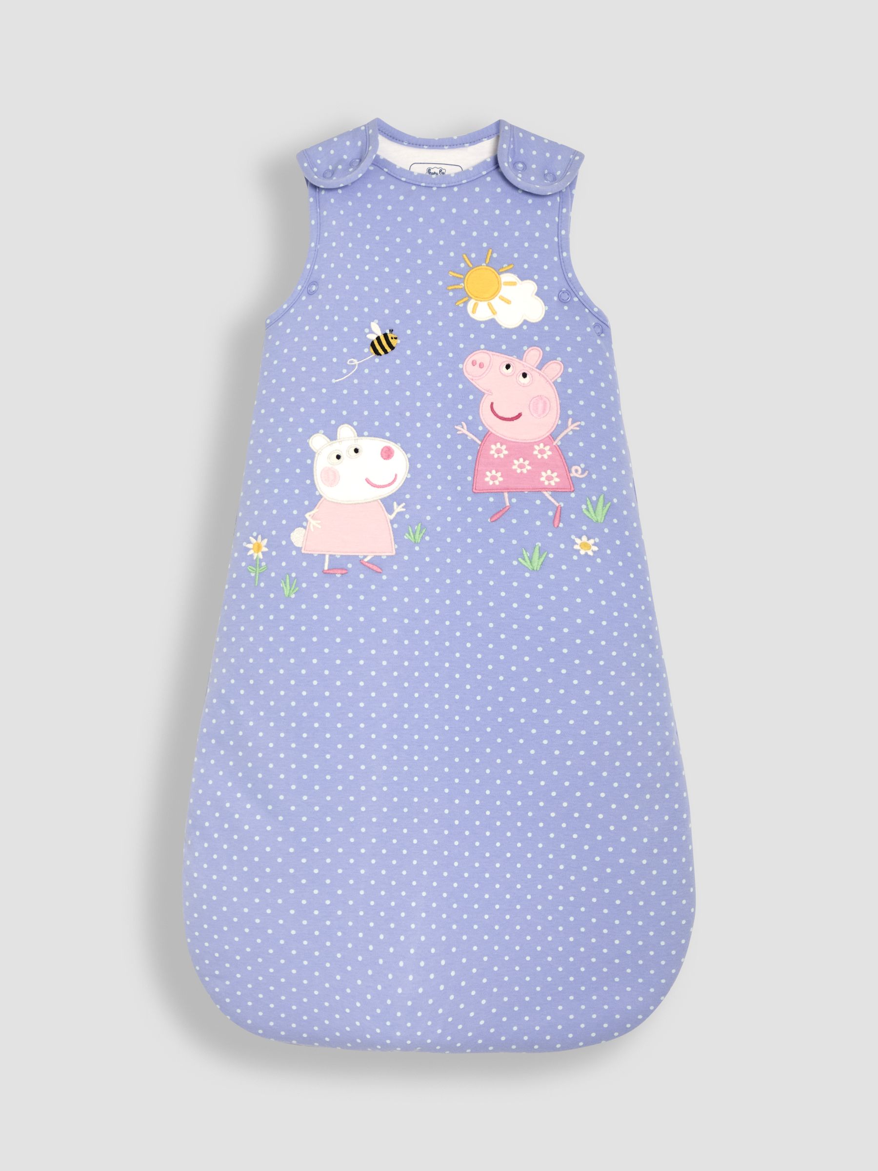 Blue Peppa Pig Appliqué 2.5 Tog Baby Sleeping Bag - Image 3 of 4