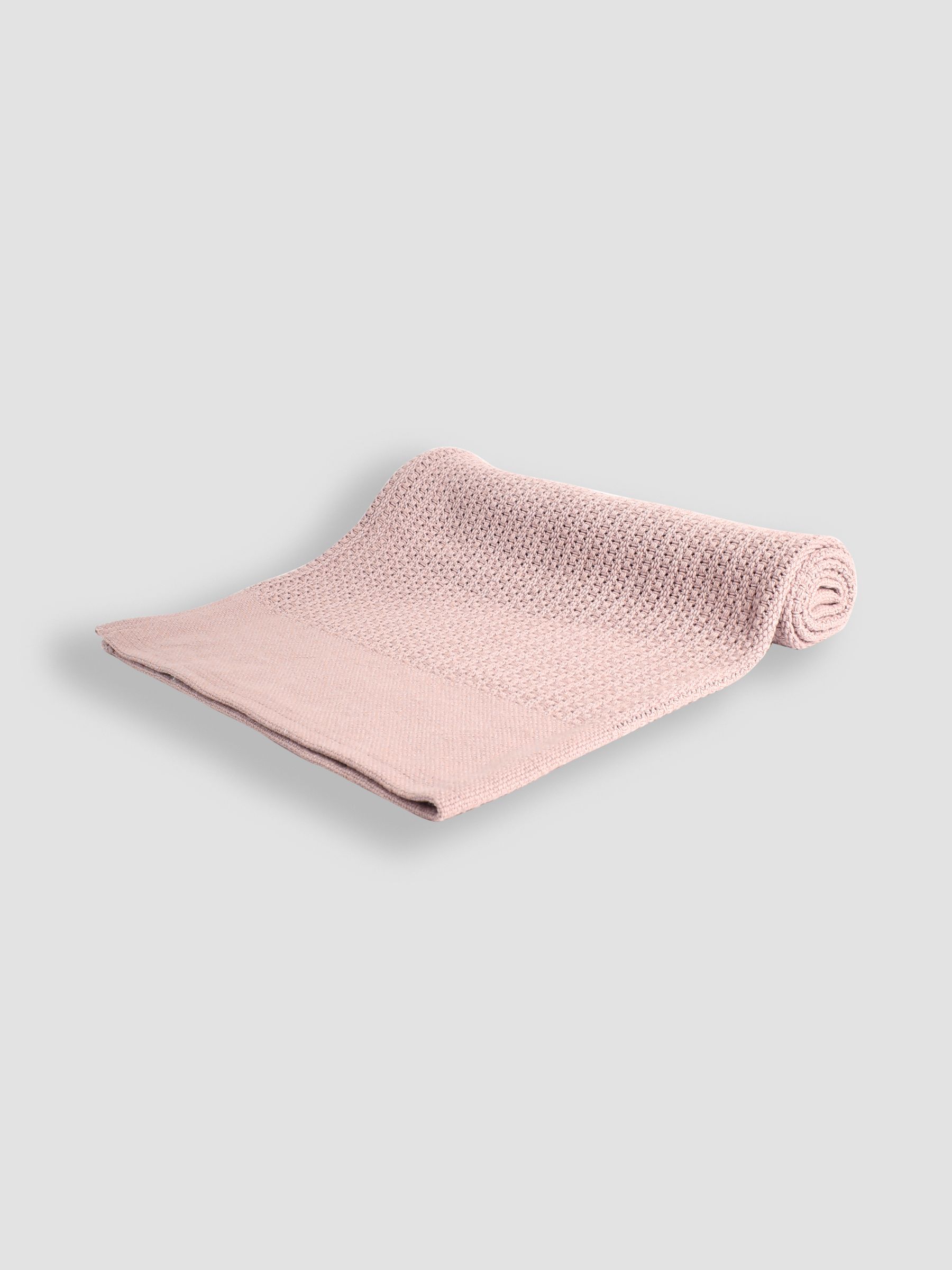 Pink Woven Cellular Blanket - Image 1 of 2