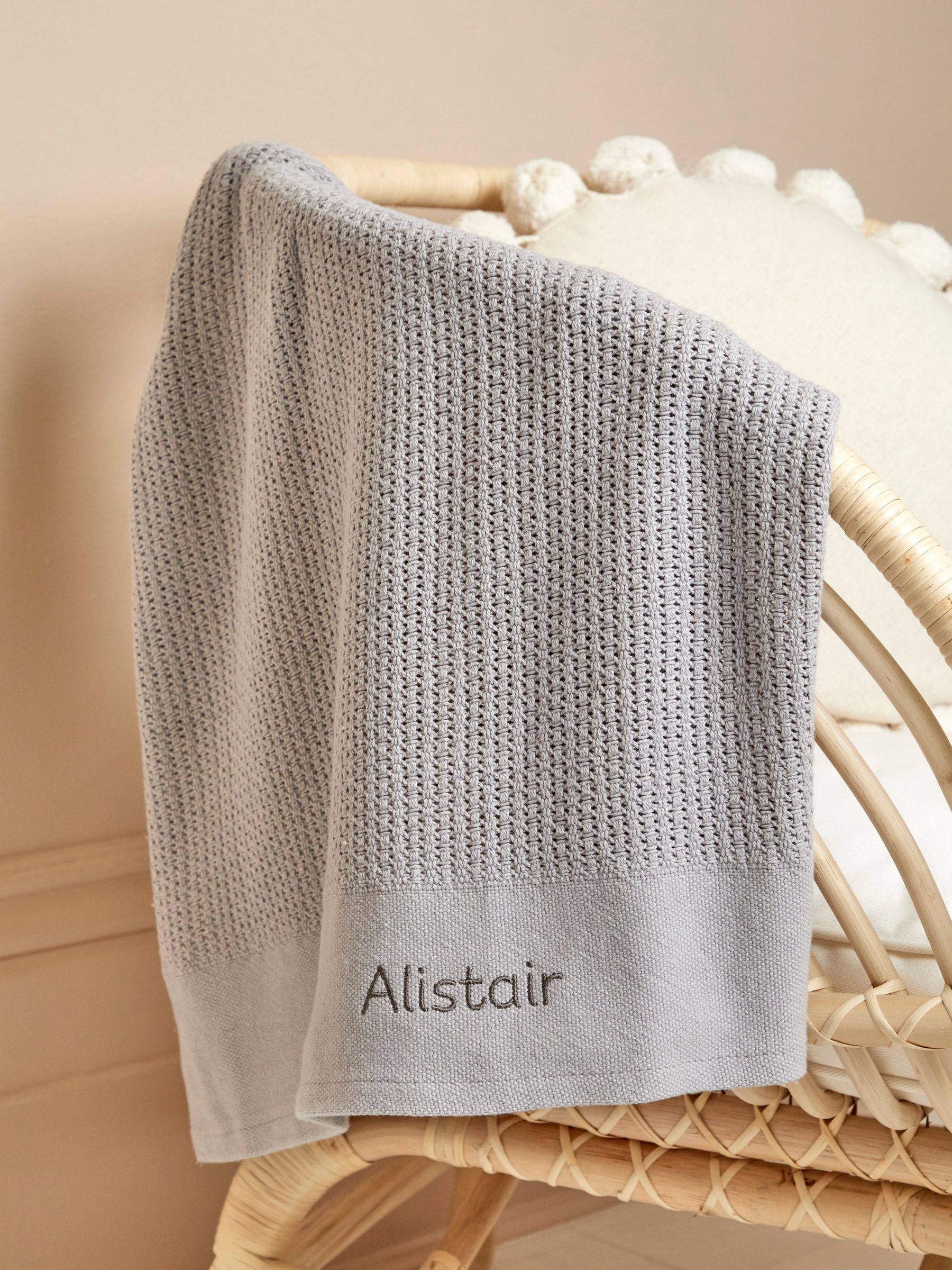 Woven Cellular Blanket - Image 1 of 6
