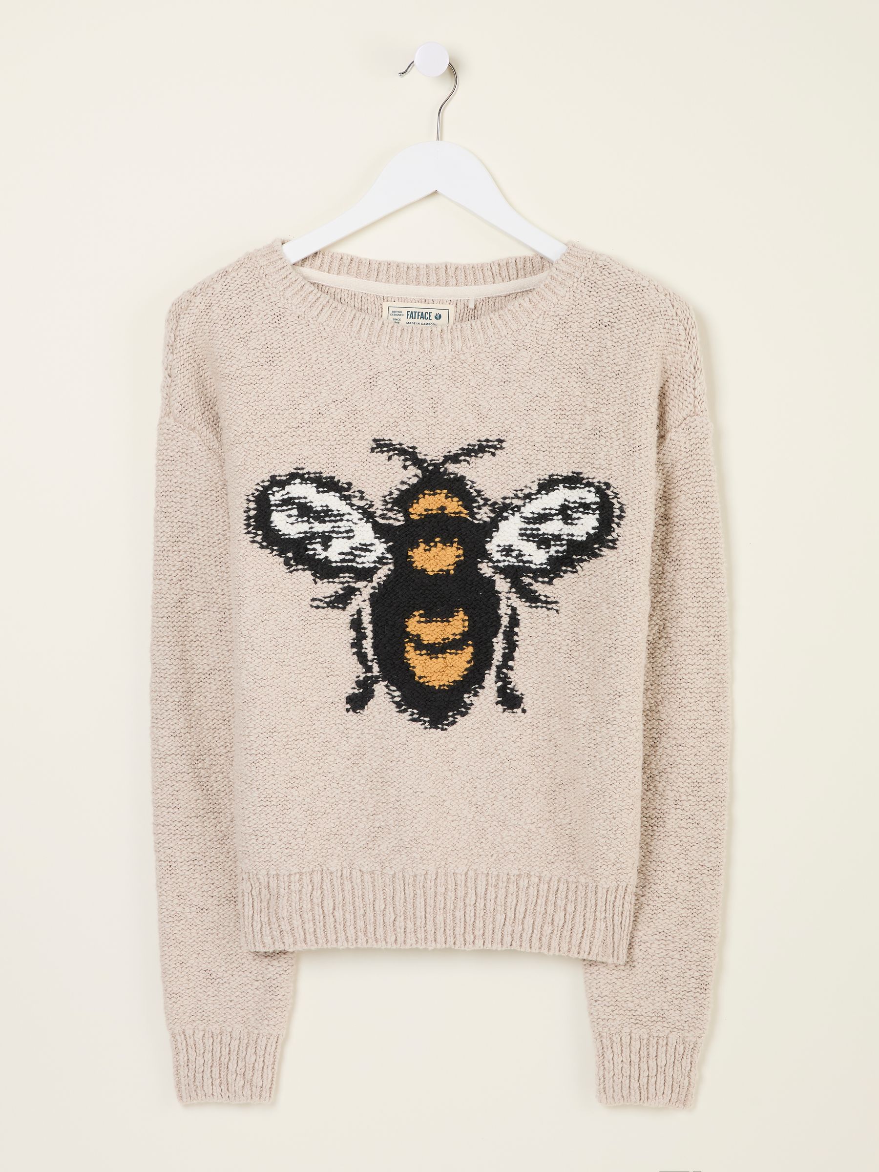 Natural Beeble Bee Knitted Jumper - Image 6 of 7