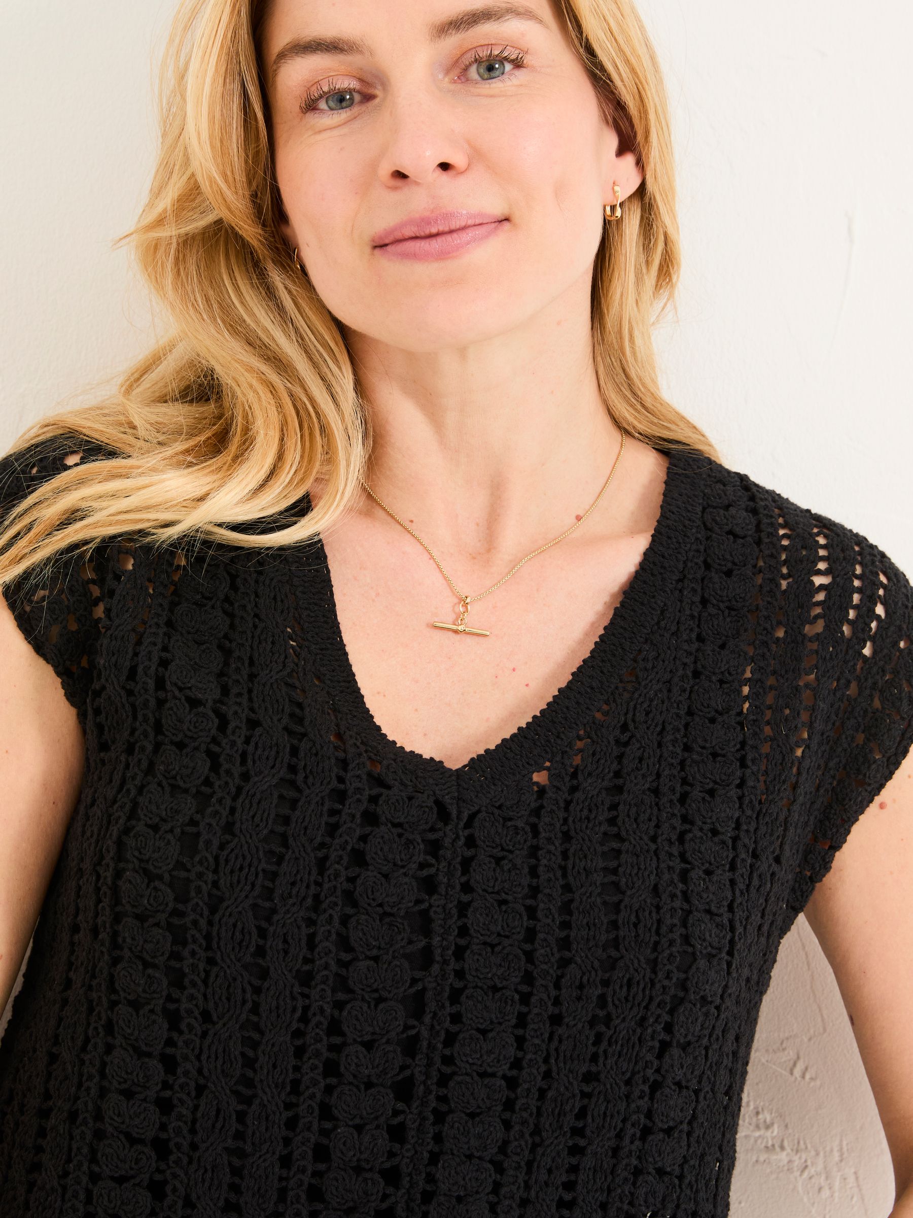 Florence Black Knitted Tank - Image 3 of 5