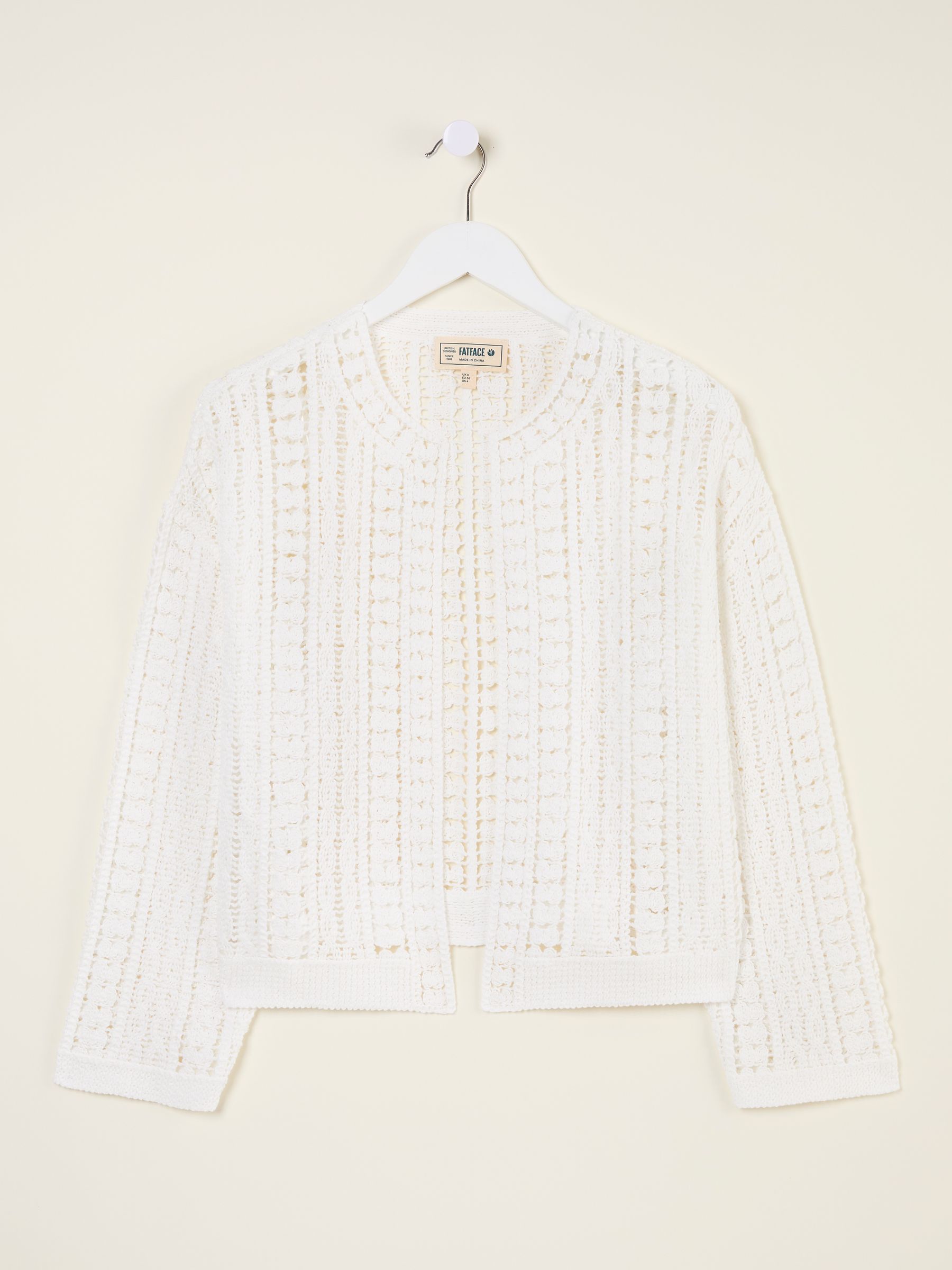 Florence White Knitted Cardigan - Image 5 of 6
