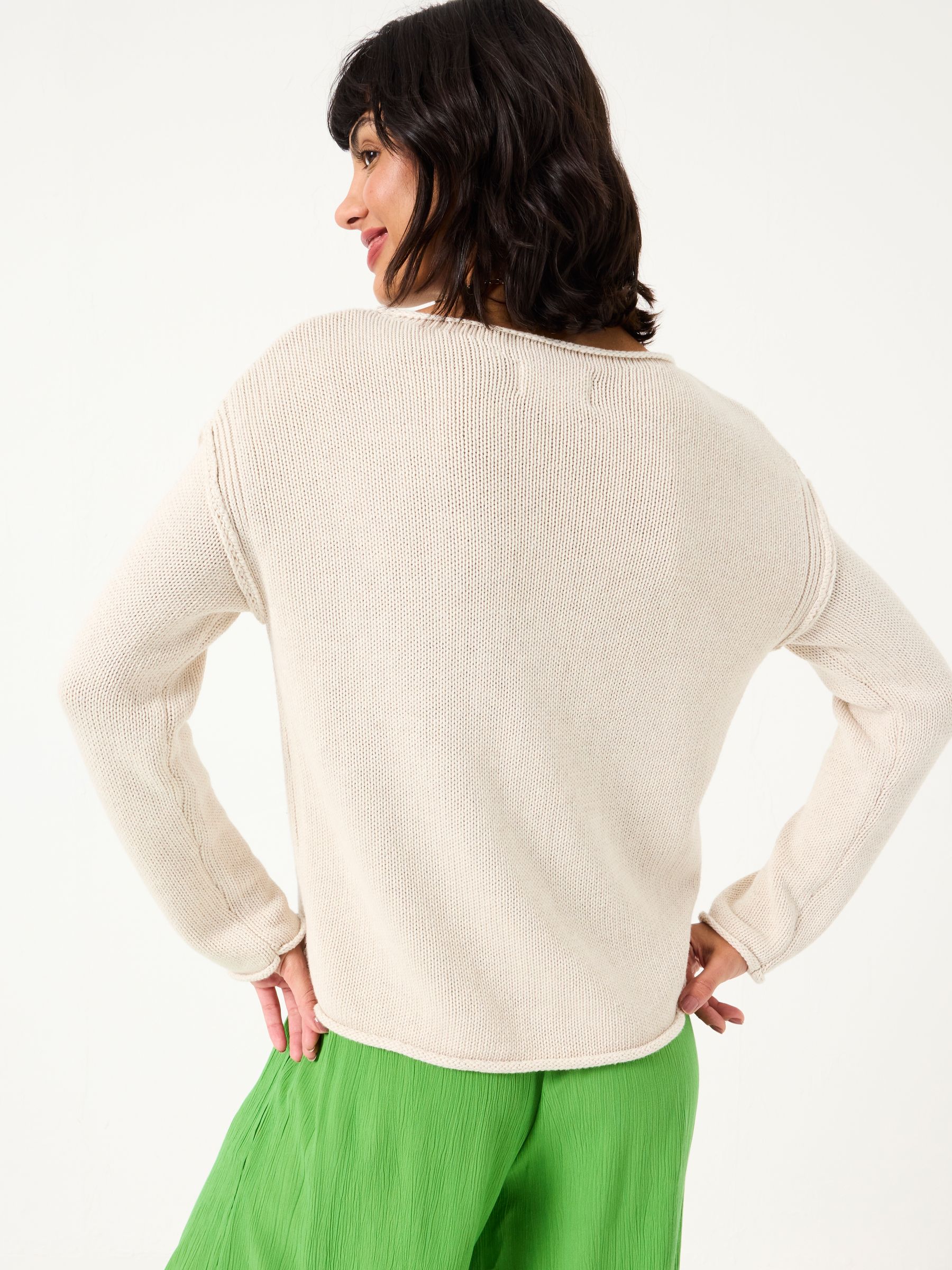 Natural Sun Crew Neck Knitted Jumper - Image 2 of 5
