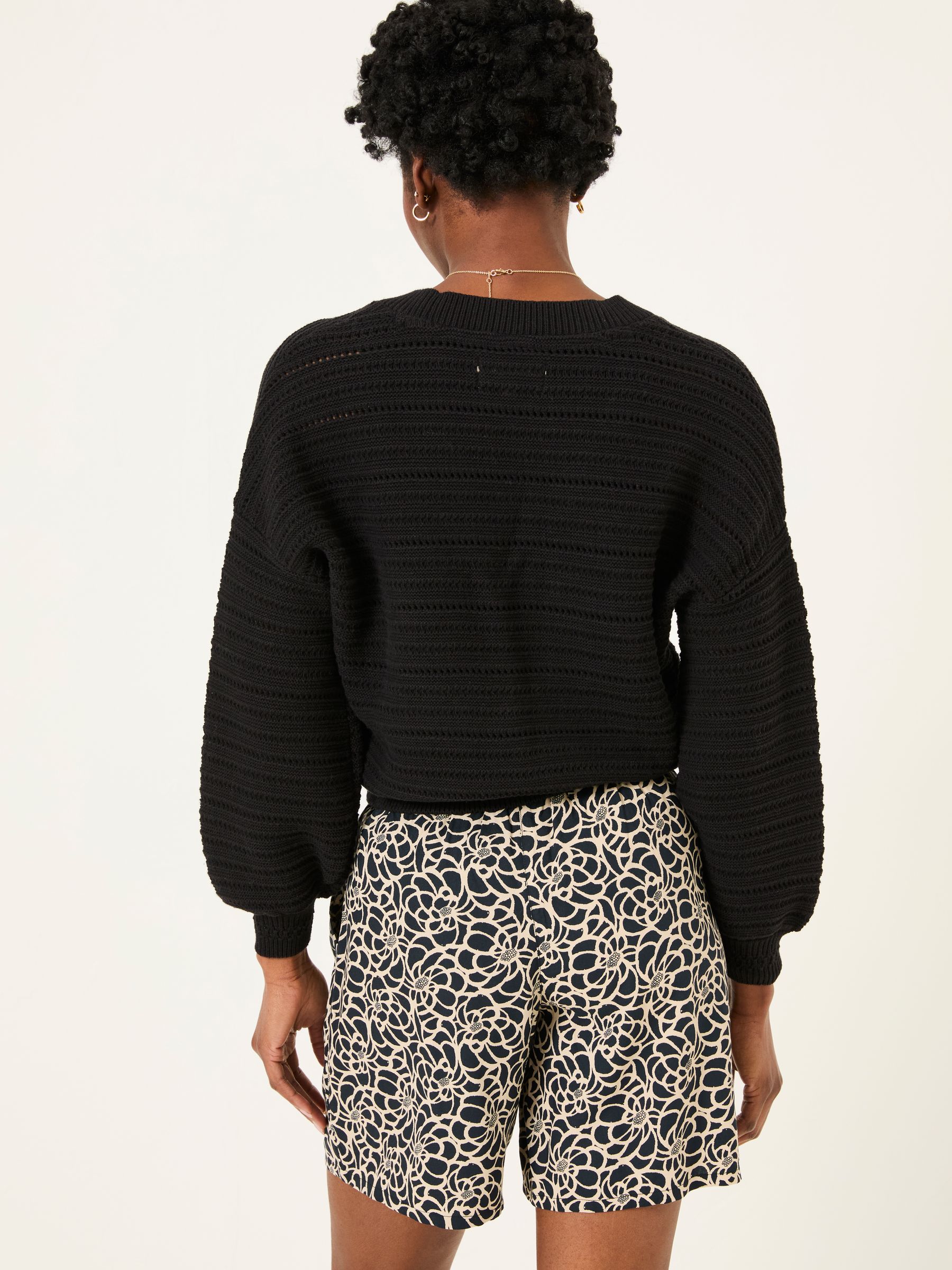 Annie Black Knitted Cardigan - Image 2 of 5