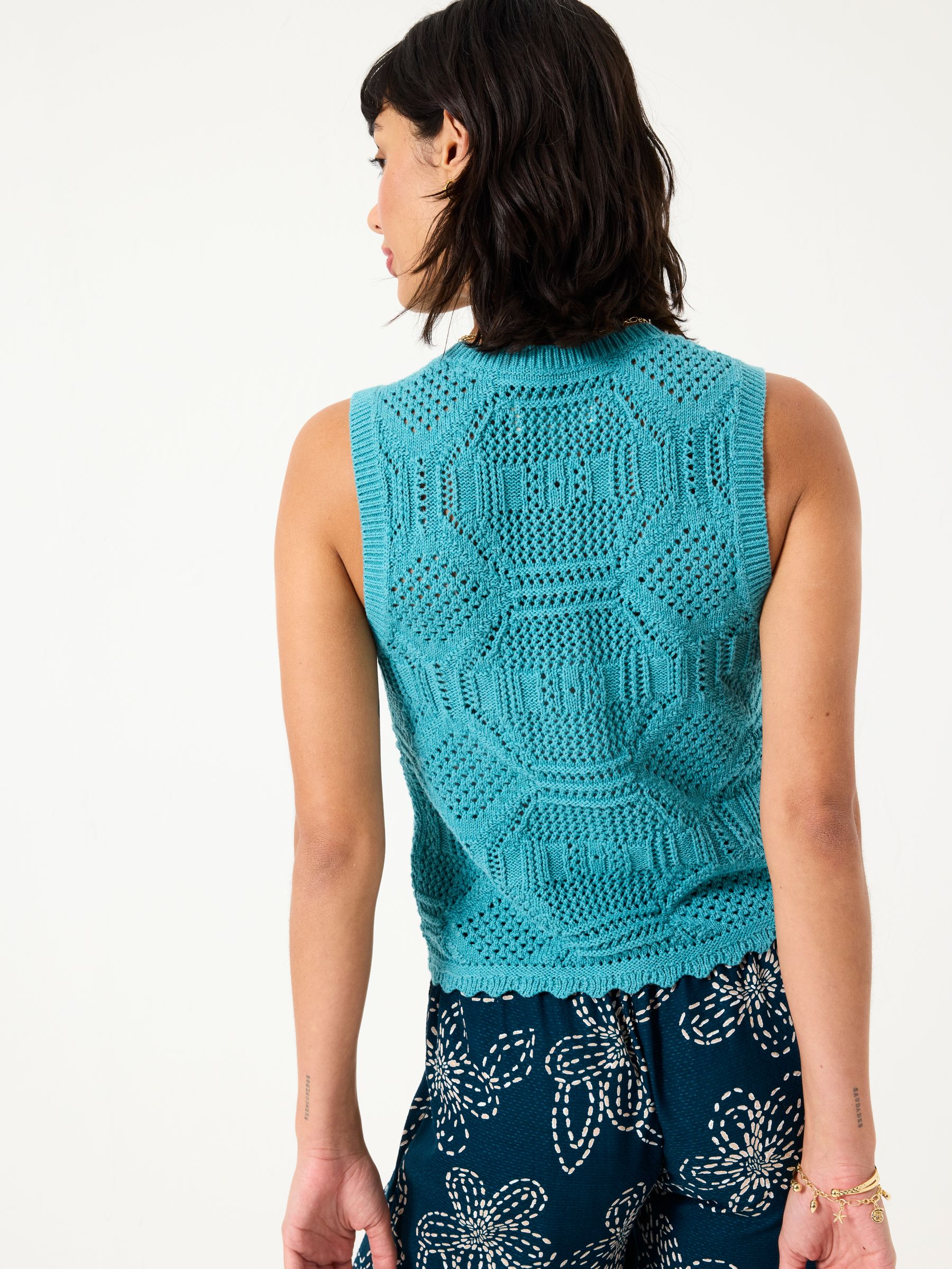Jodie Jade Green Knitted Vest - Image 2 of 5