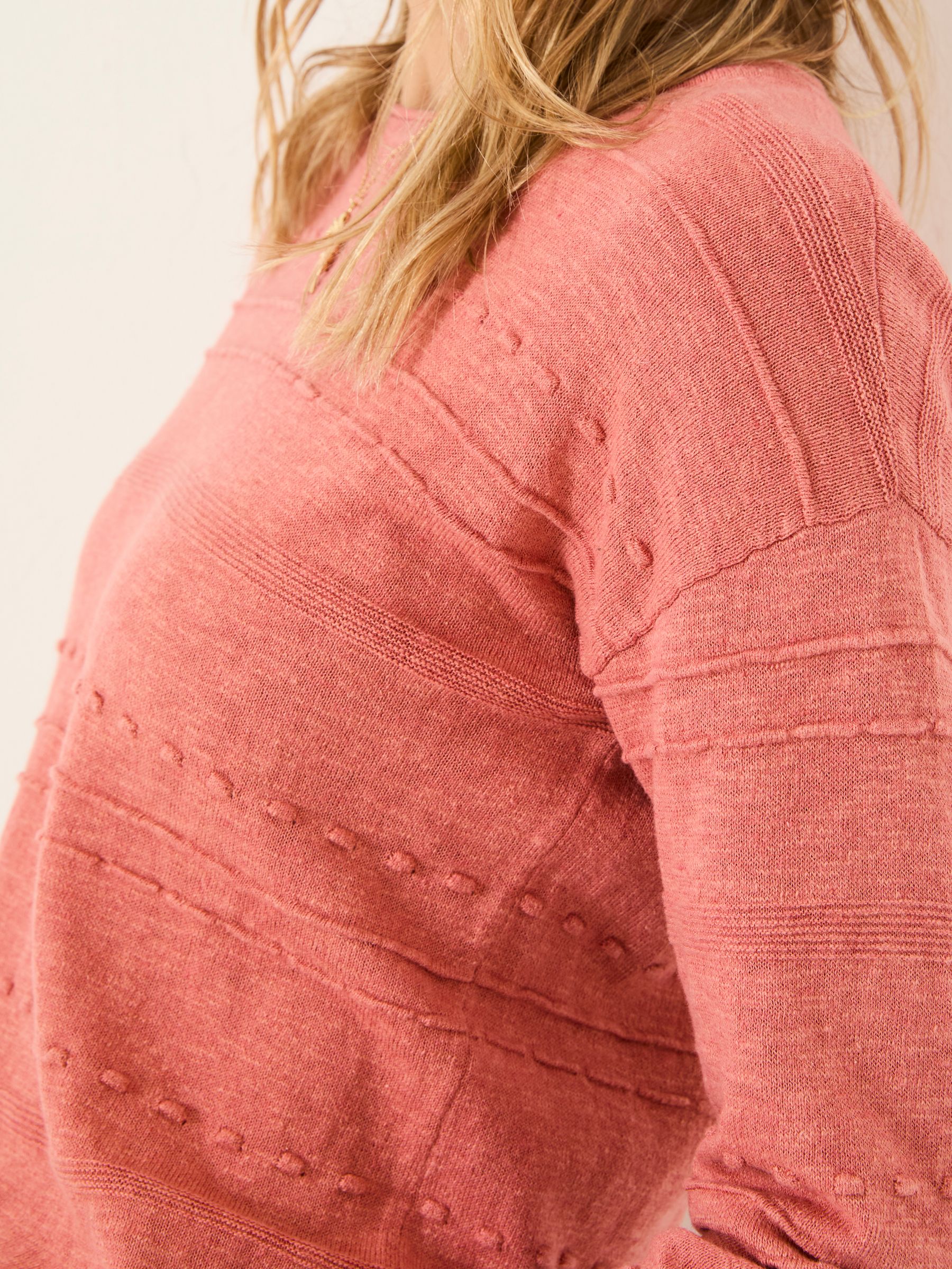 Isabelle Mid Pink Knitted Jumper - Image 3 of 5