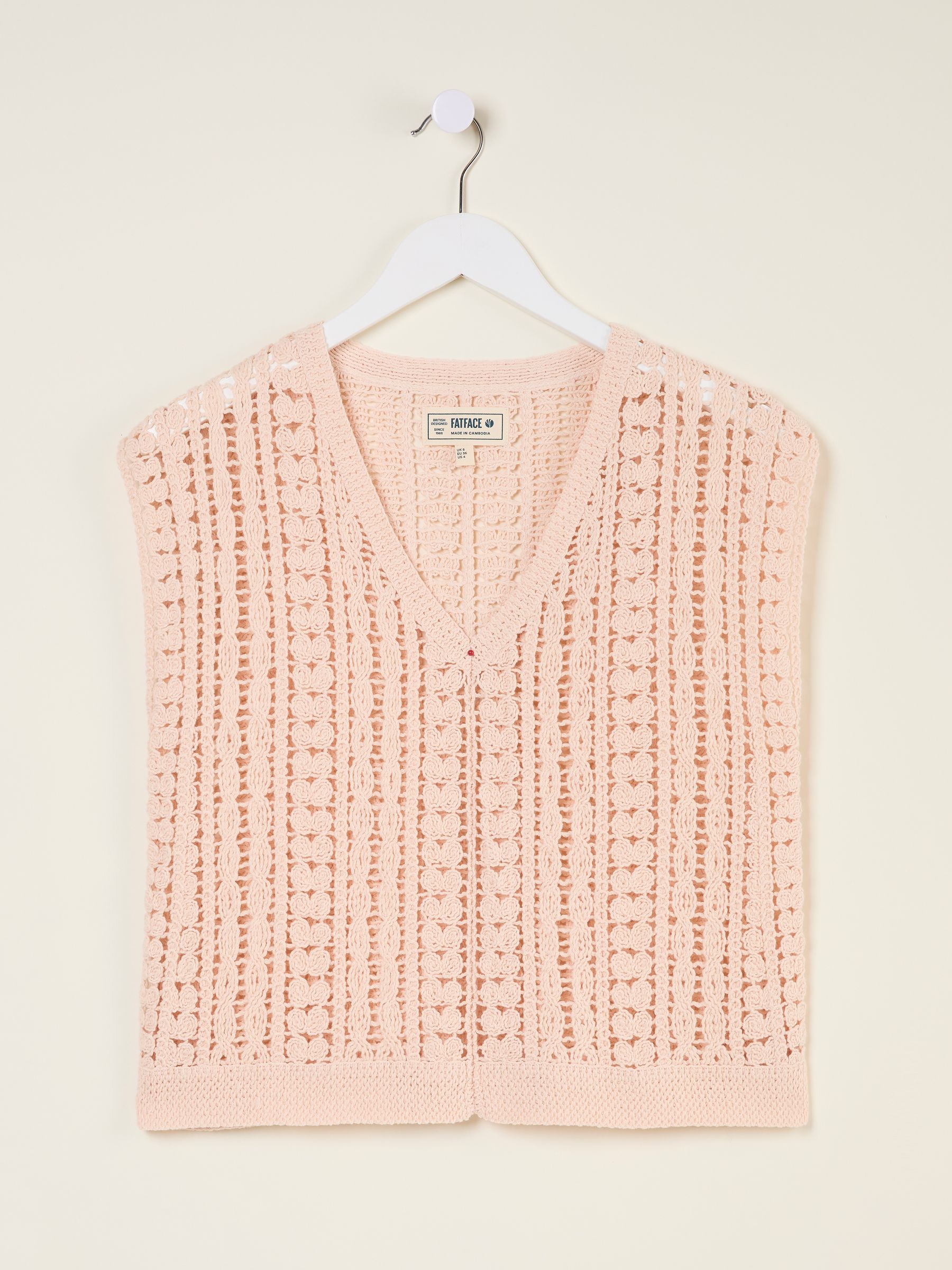 Florence Rose Pink Knitted Tank - Image 12 of 13