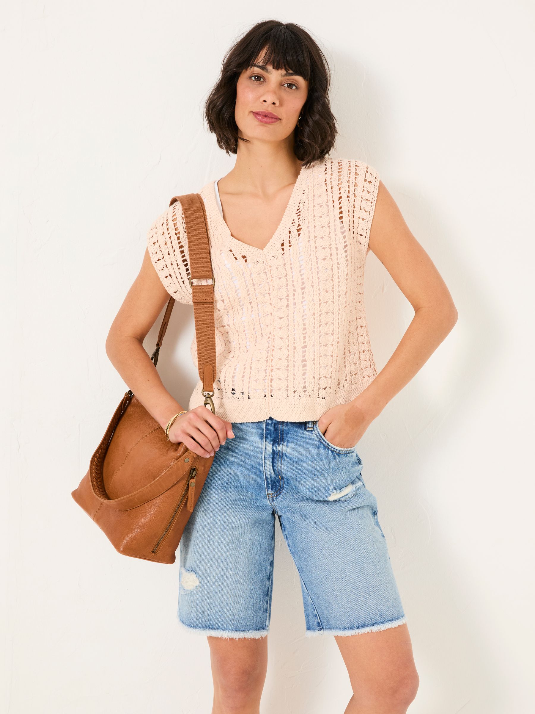 Florence Rose Pink Knitted Tank - Image 4 of 13