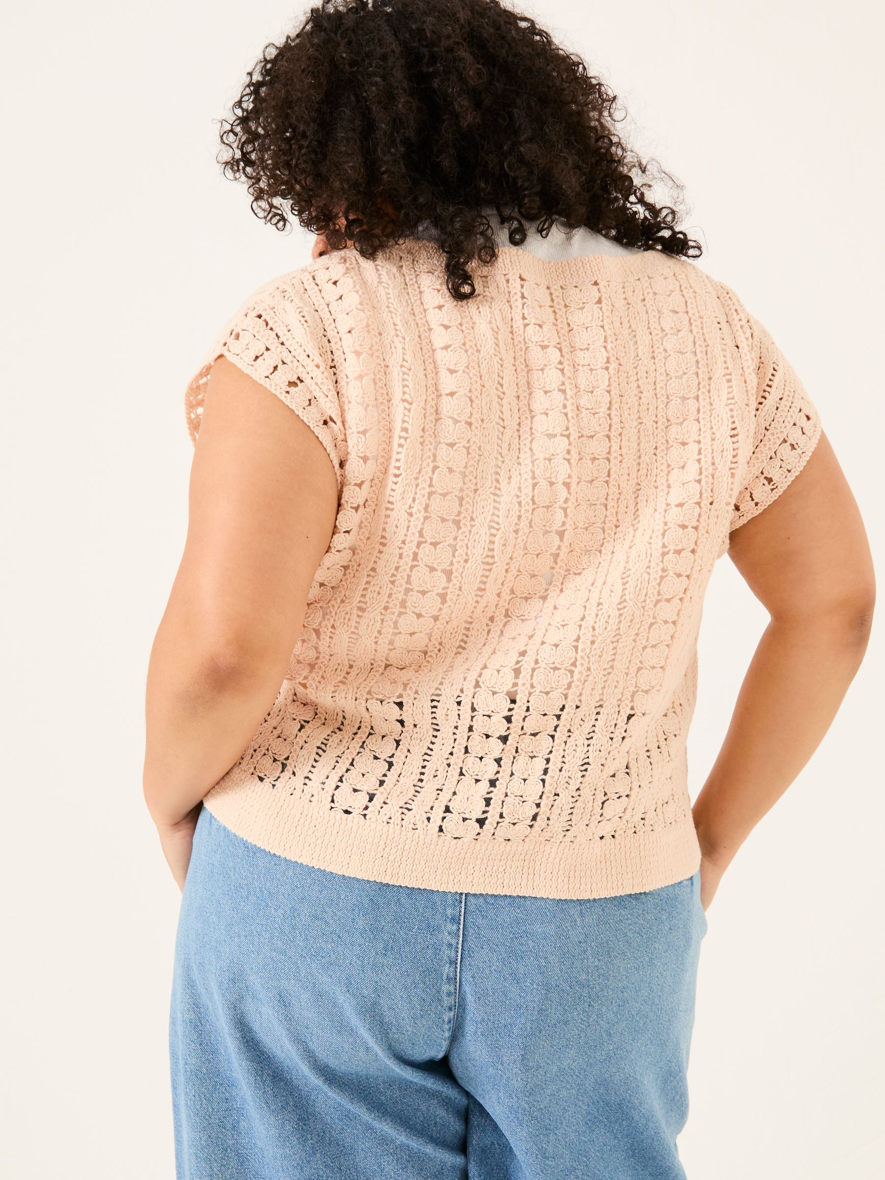 Florence Rose Pink Knitted Tank - Image 8 of 13
