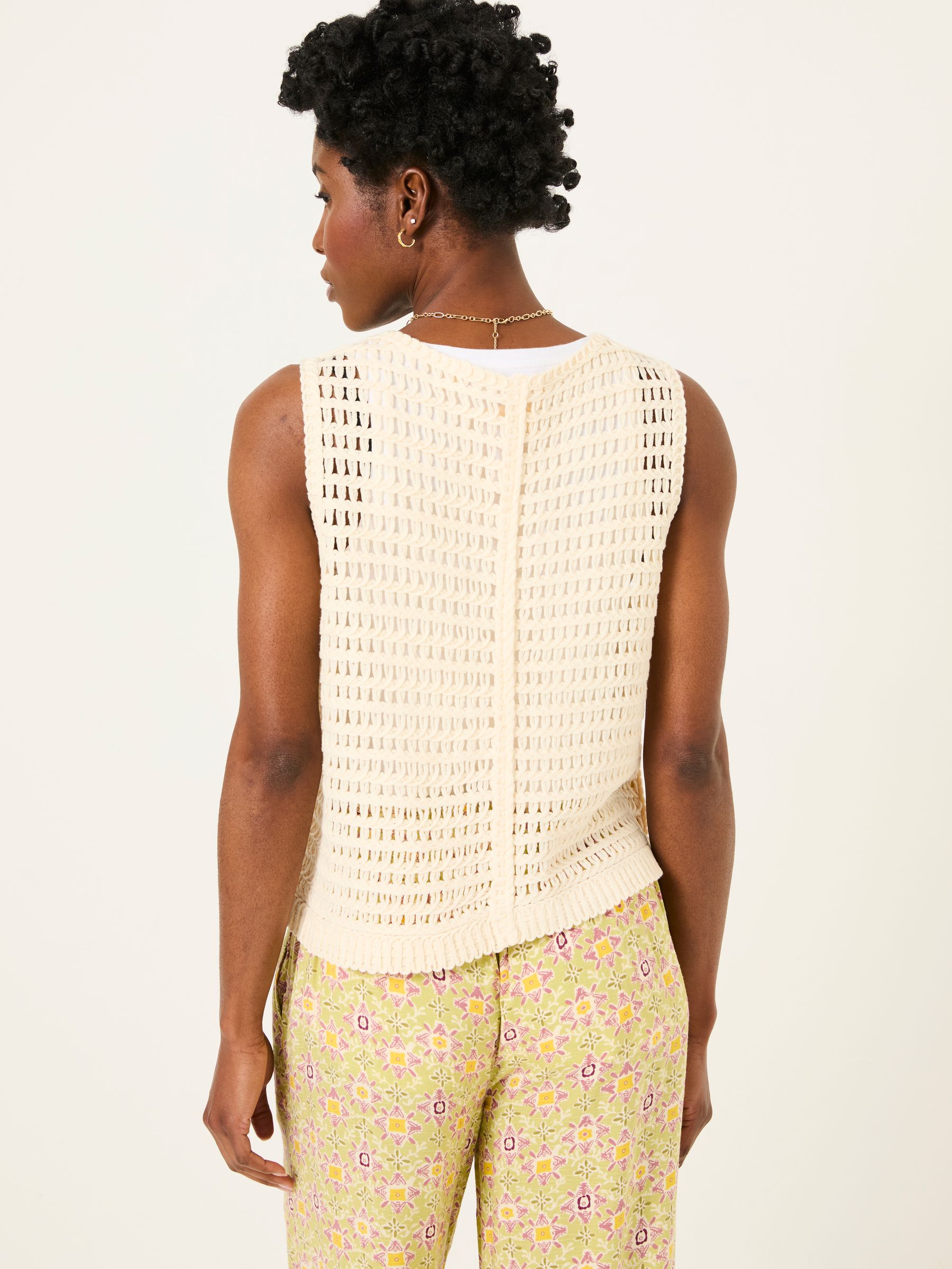 Ivory Beeble Button Tank - Image 3 of 8