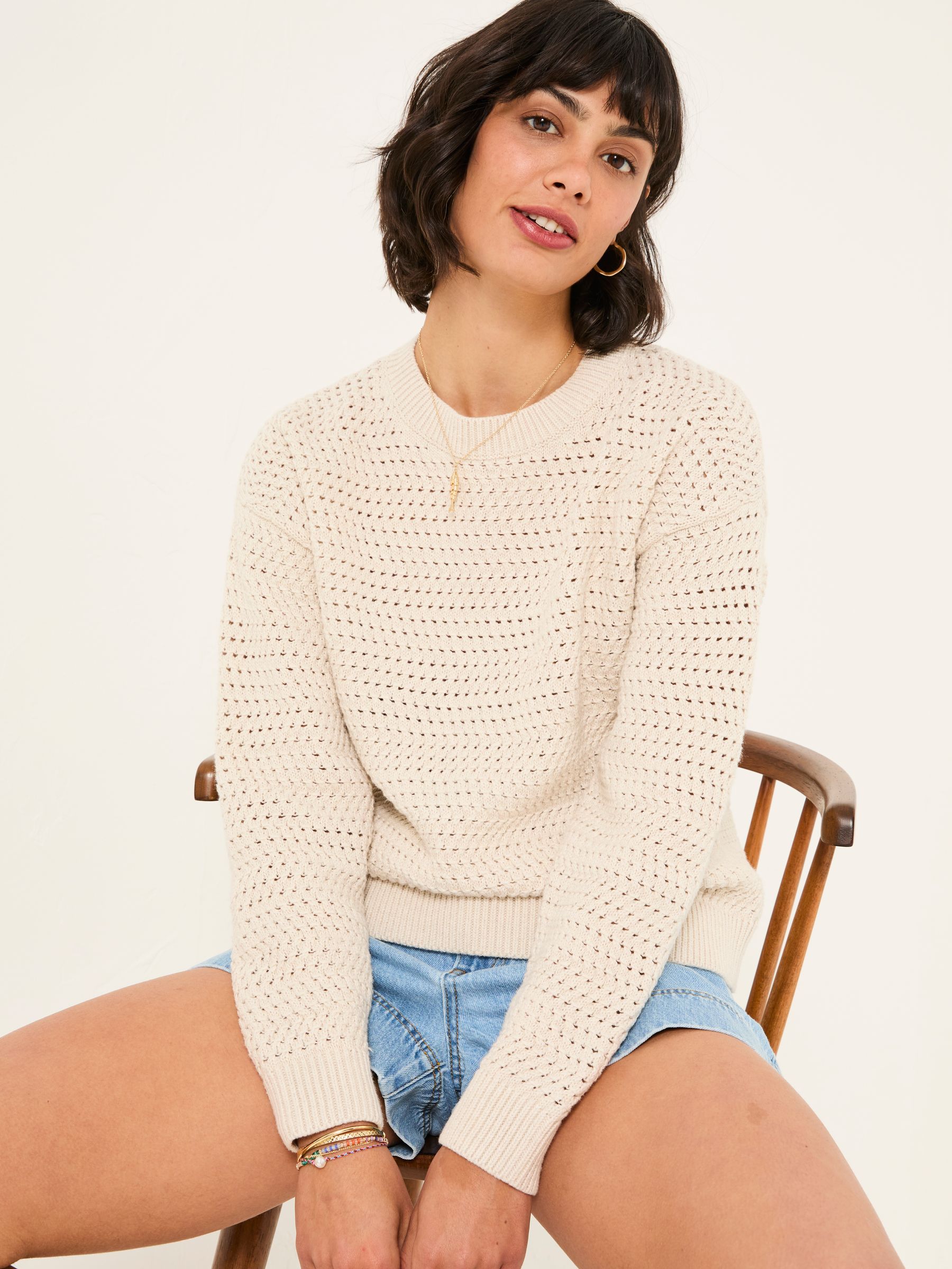 Annabelle Ivory Knitted Jumper - Image 4 of 6