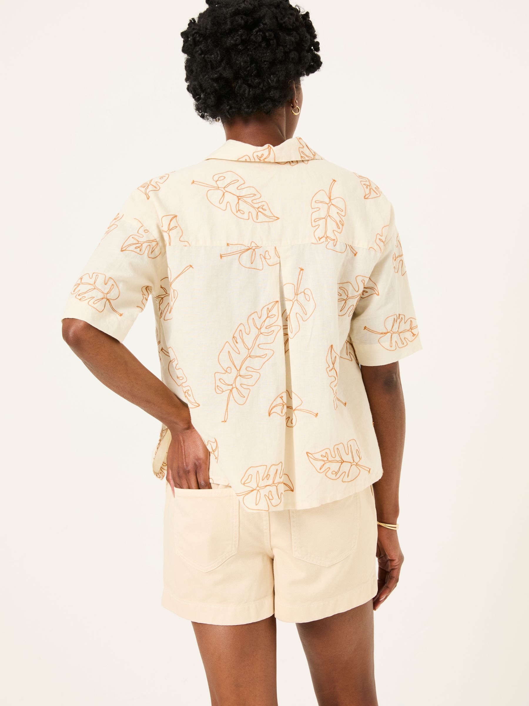 Ashby Natural Drawstring Shorts - Image 2 of 5