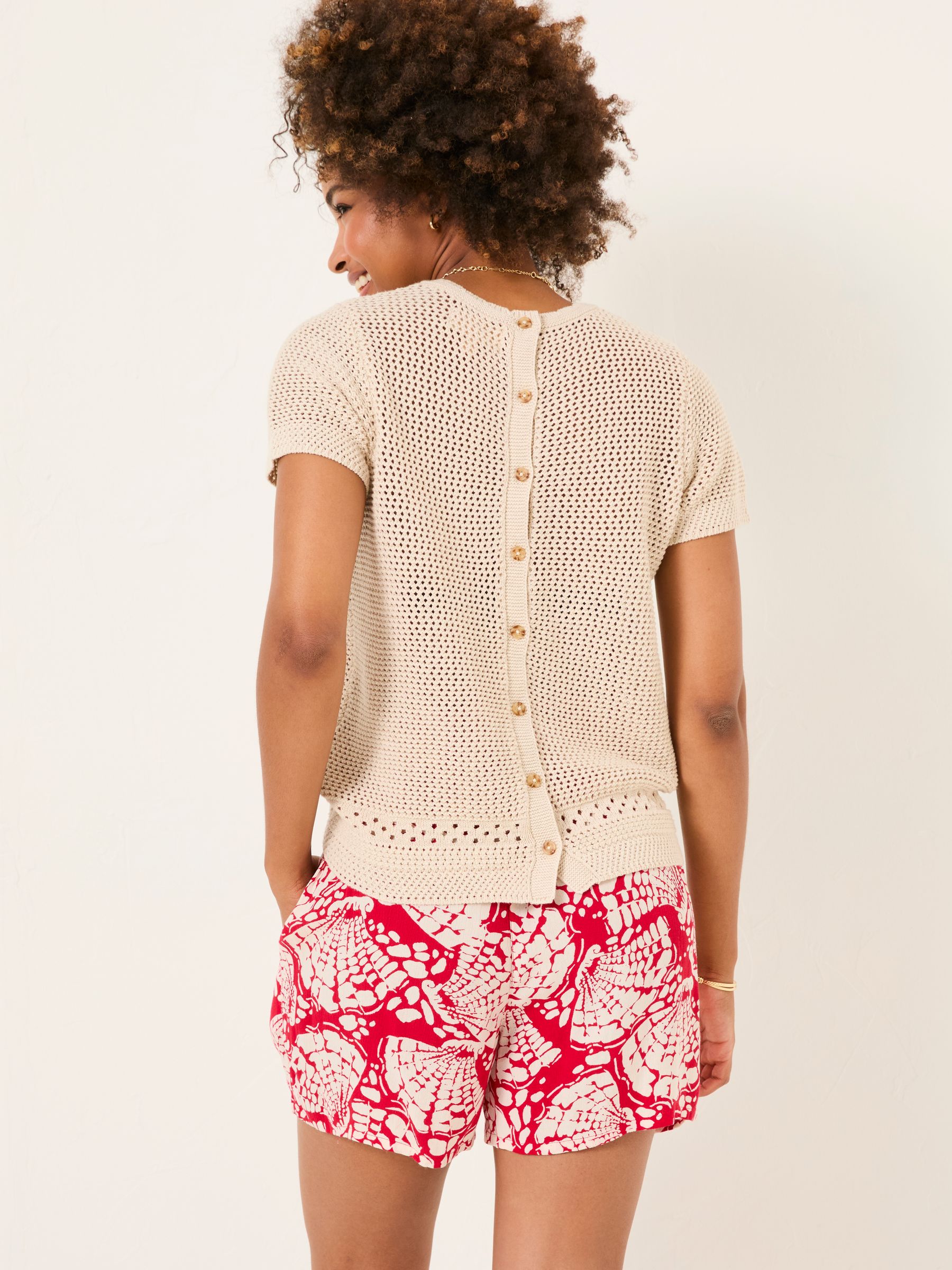 Rust Red Mono Shell Flippy Shorts - Image 2 of 5
