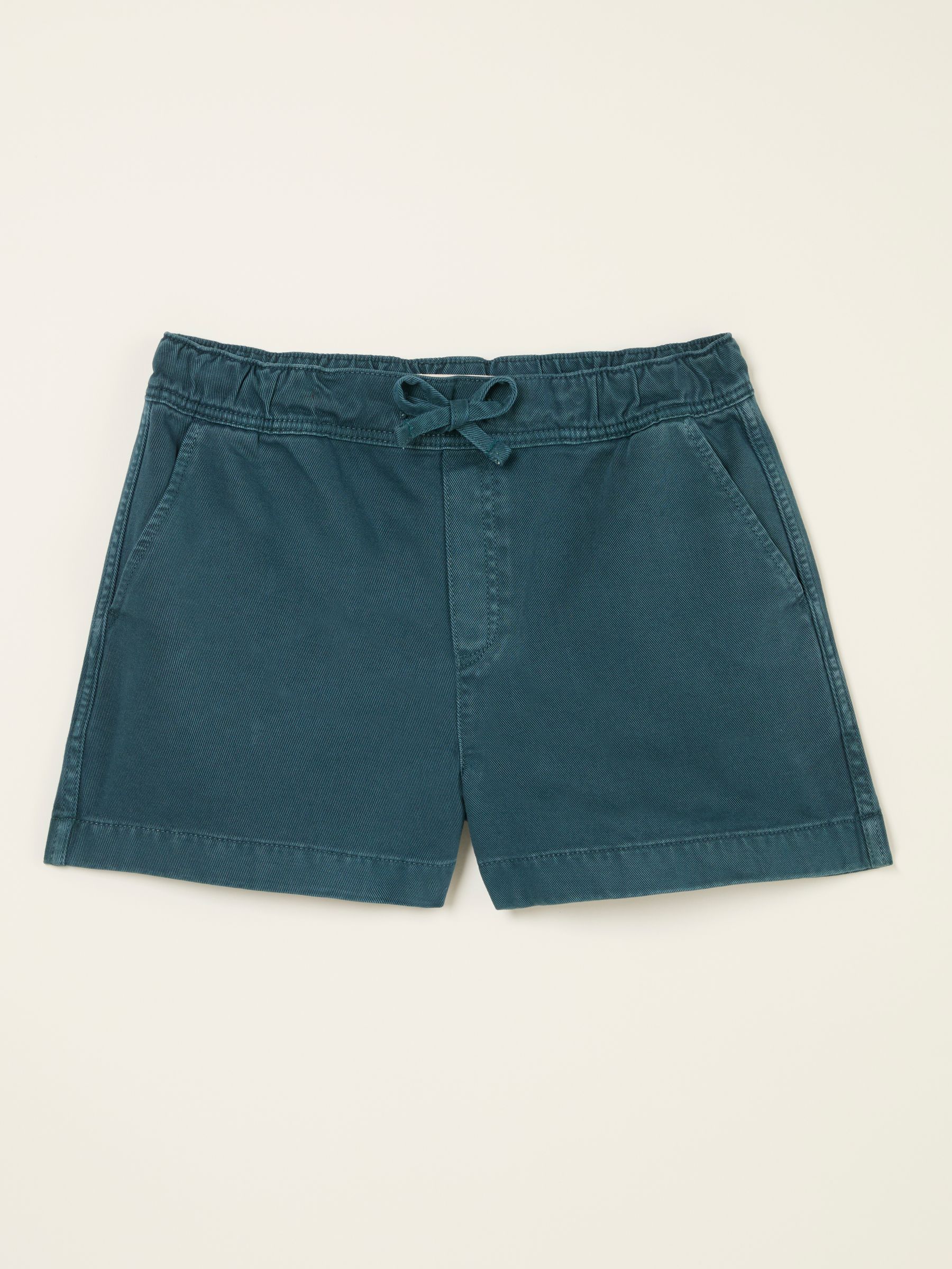 Ashby Teal Blue Drawstring Shorts - Image 6 of 6