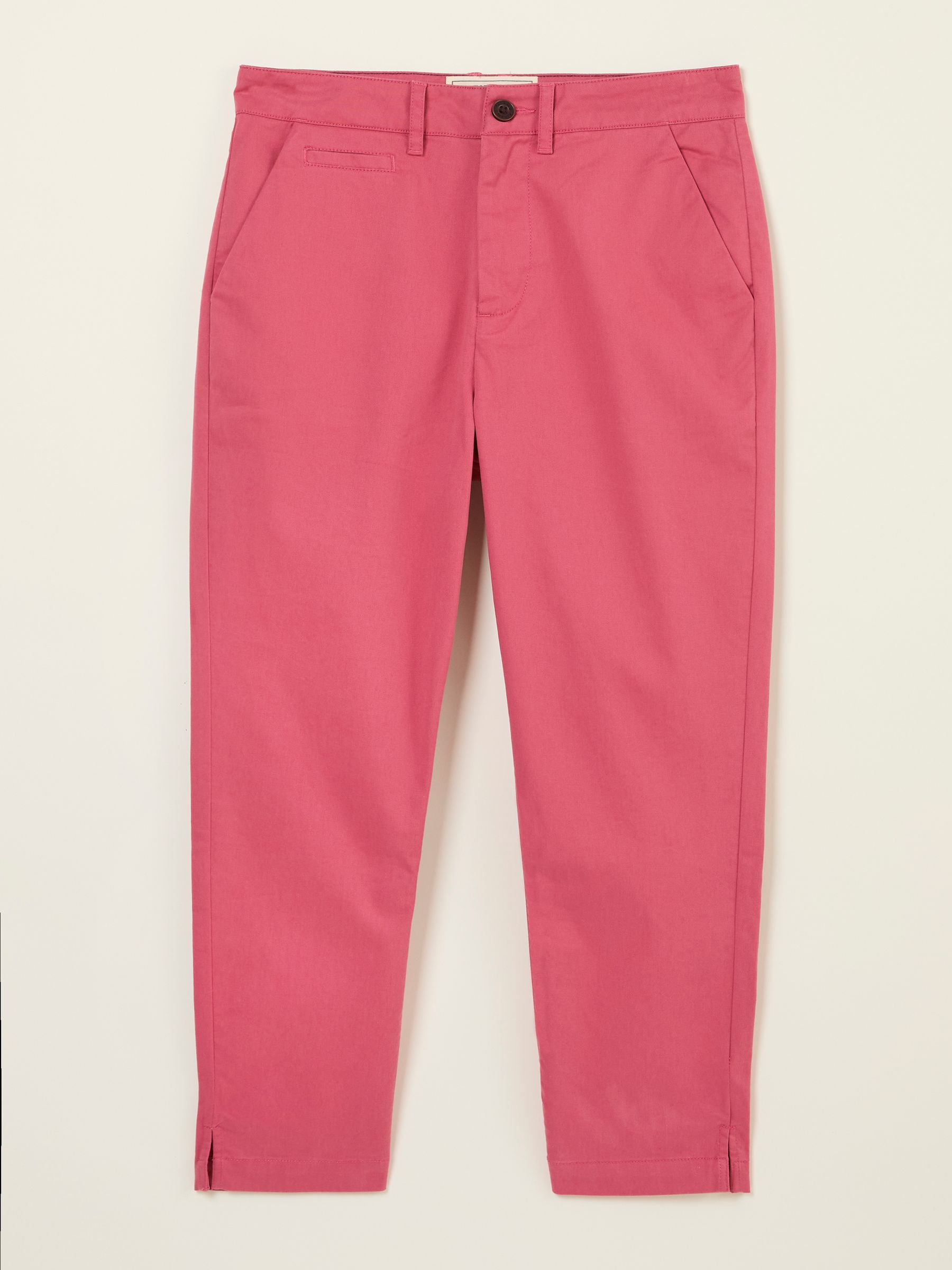 Farnham Pink Cropped Chino Trousers - Image 6 of 6