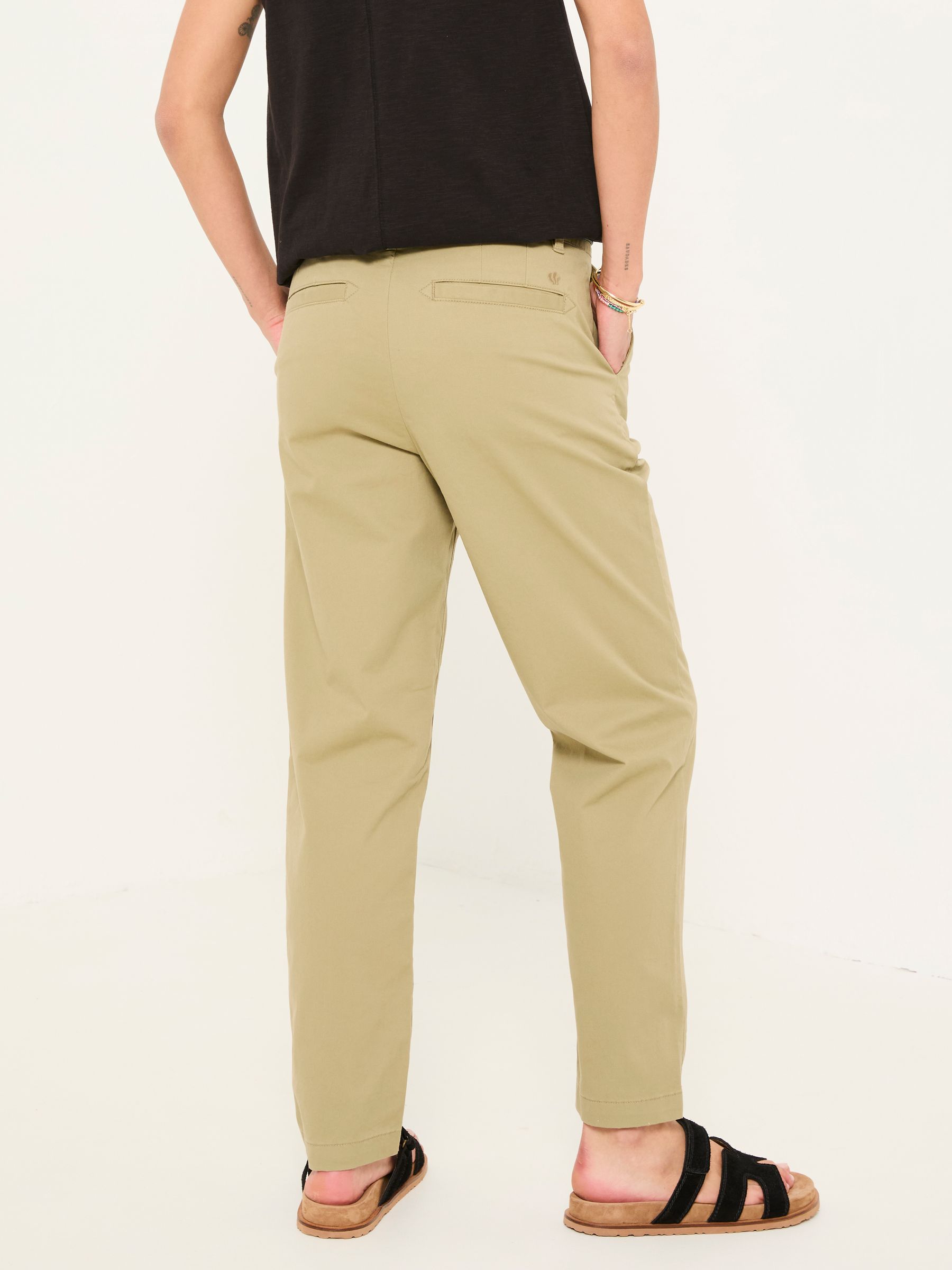 Rye Khaki Green Chino Trousers - Image 2 of 6