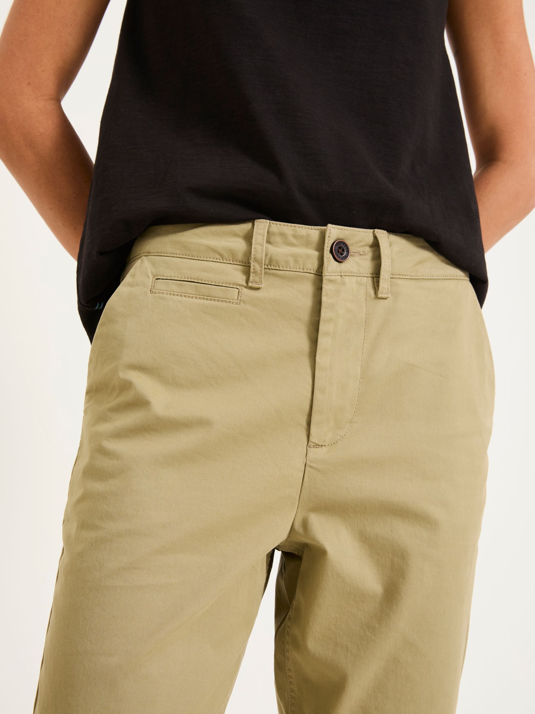 Rye Khaki Green Chino Trousers - Image 5 of 6