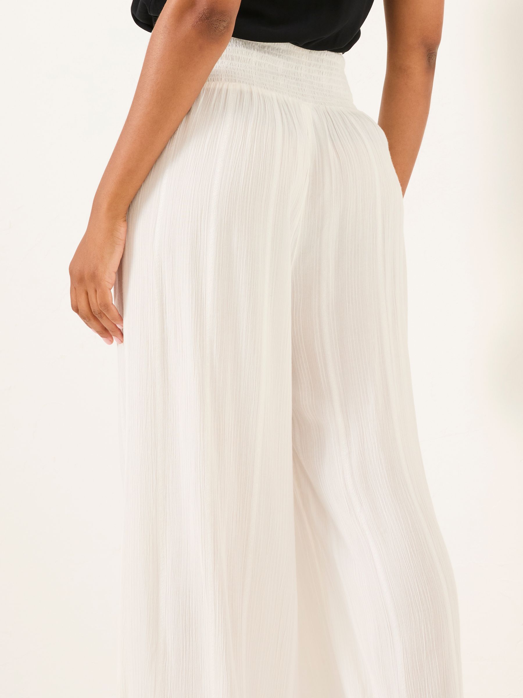 White Beachwear Palazzo Trouser - Image 2 of 6