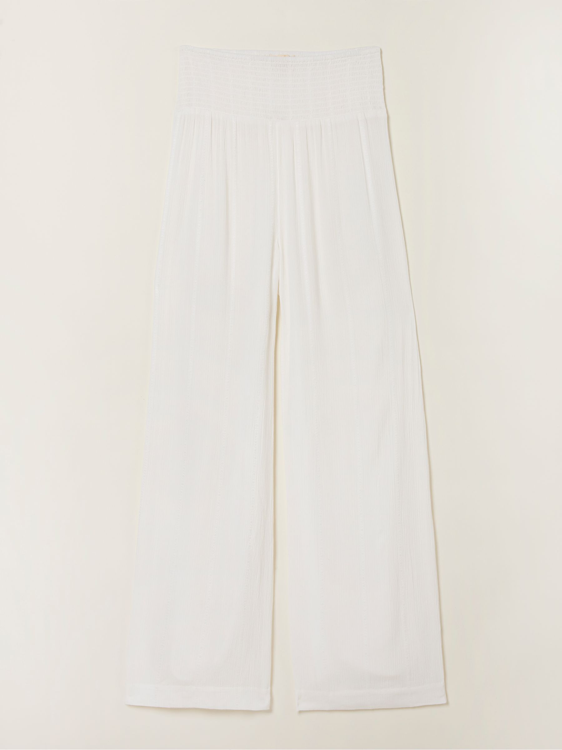 White Beachwear Palazzo Trouser - Image 6 of 6