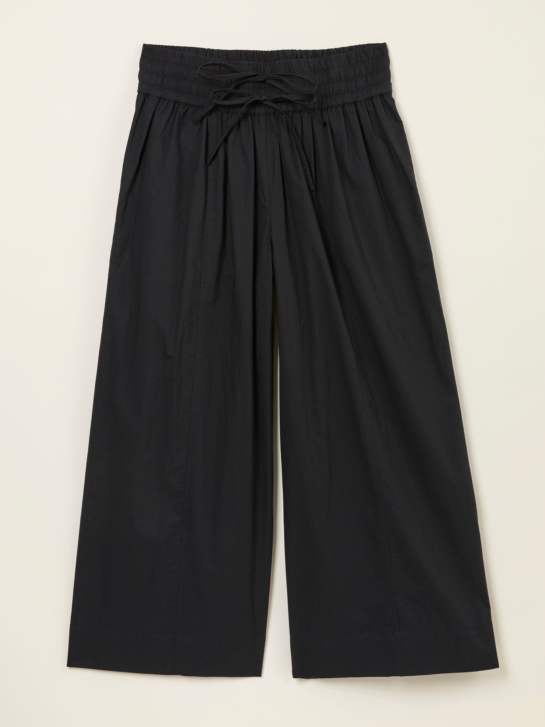 Aubrey Black Wide Leg Crop Trouser - Image 12 of 13