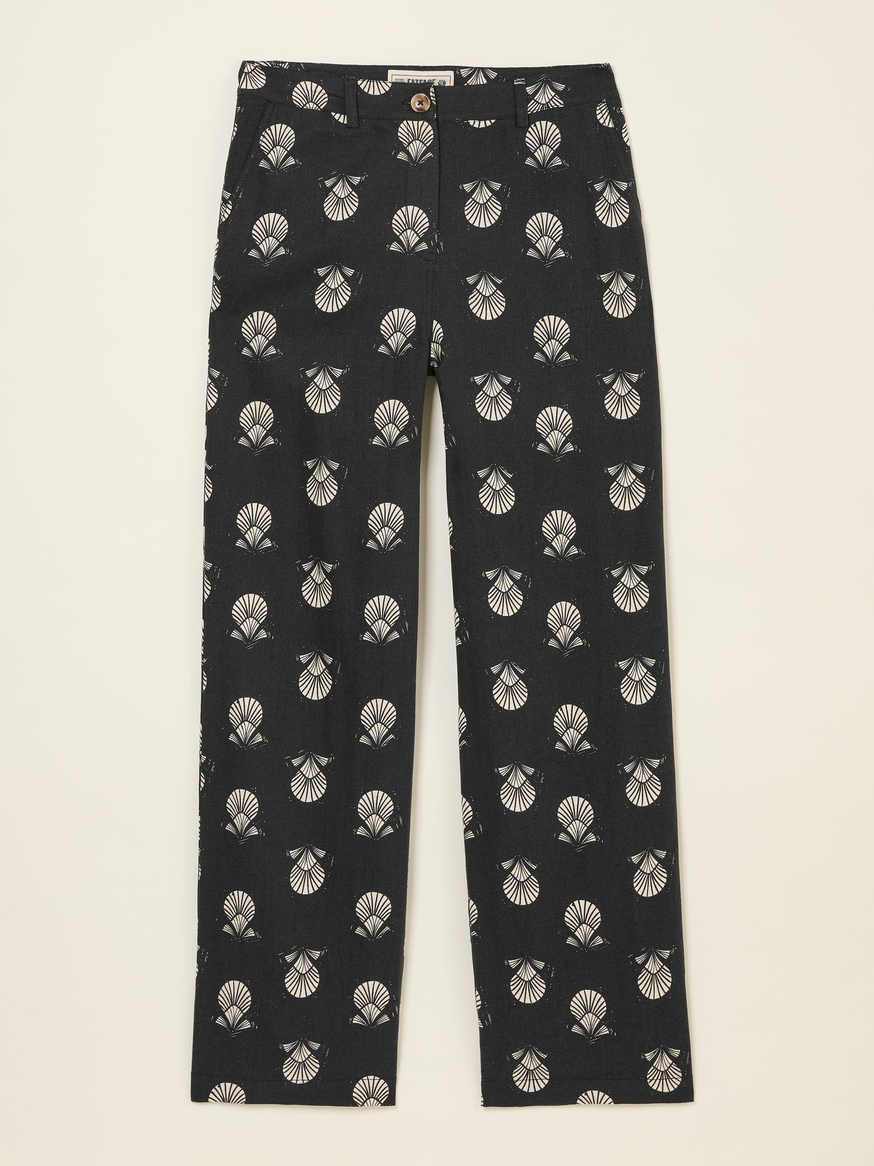 Ellie Washed Black Straight Leg Shell Trousers - Image 6 of 6
