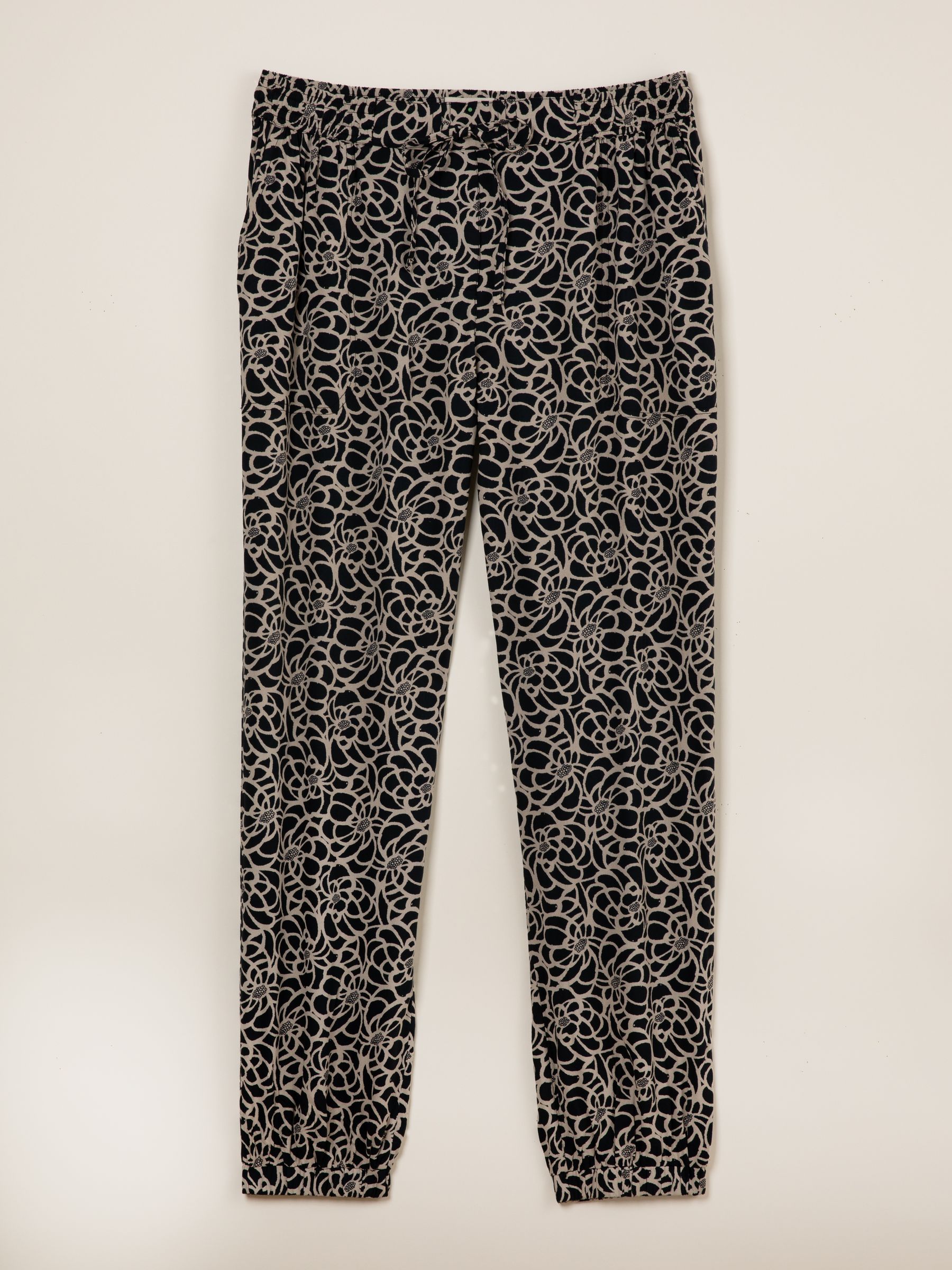 Lyme Black Shibori Cuffed Joggers - Image 1 of 1