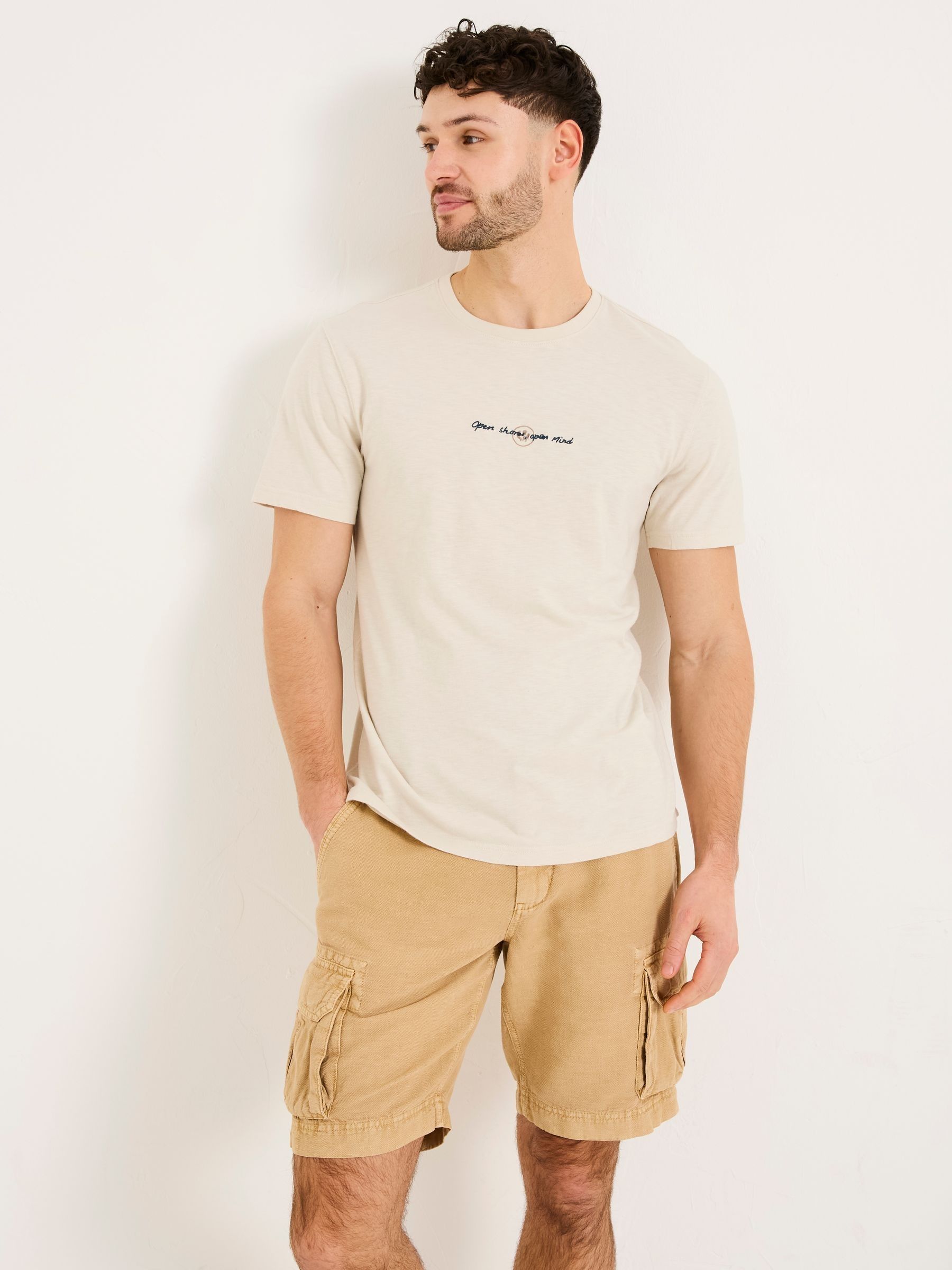 Oatmeal Open Shores Graphic Tshirt - Image 1 of 7