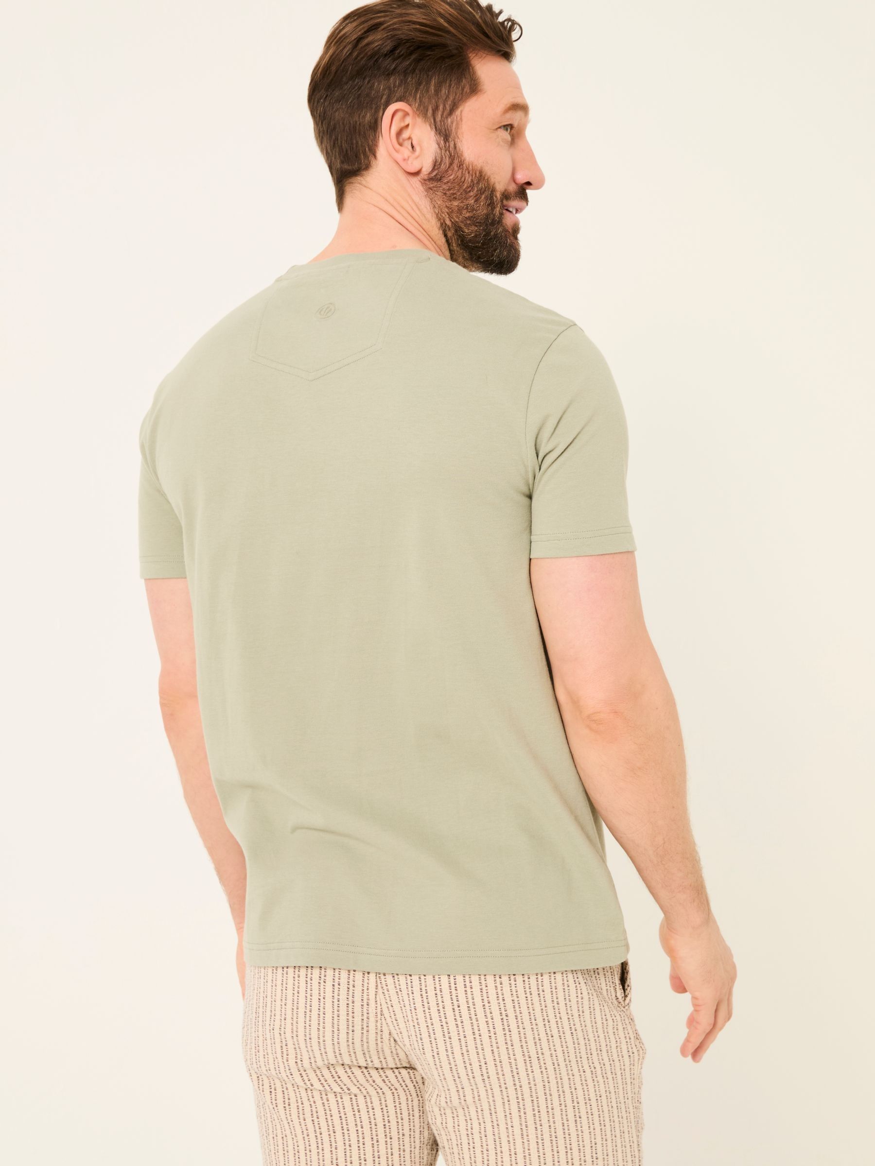 Sage Green VW Beach Hut Tshirt - Image 2 of 6
