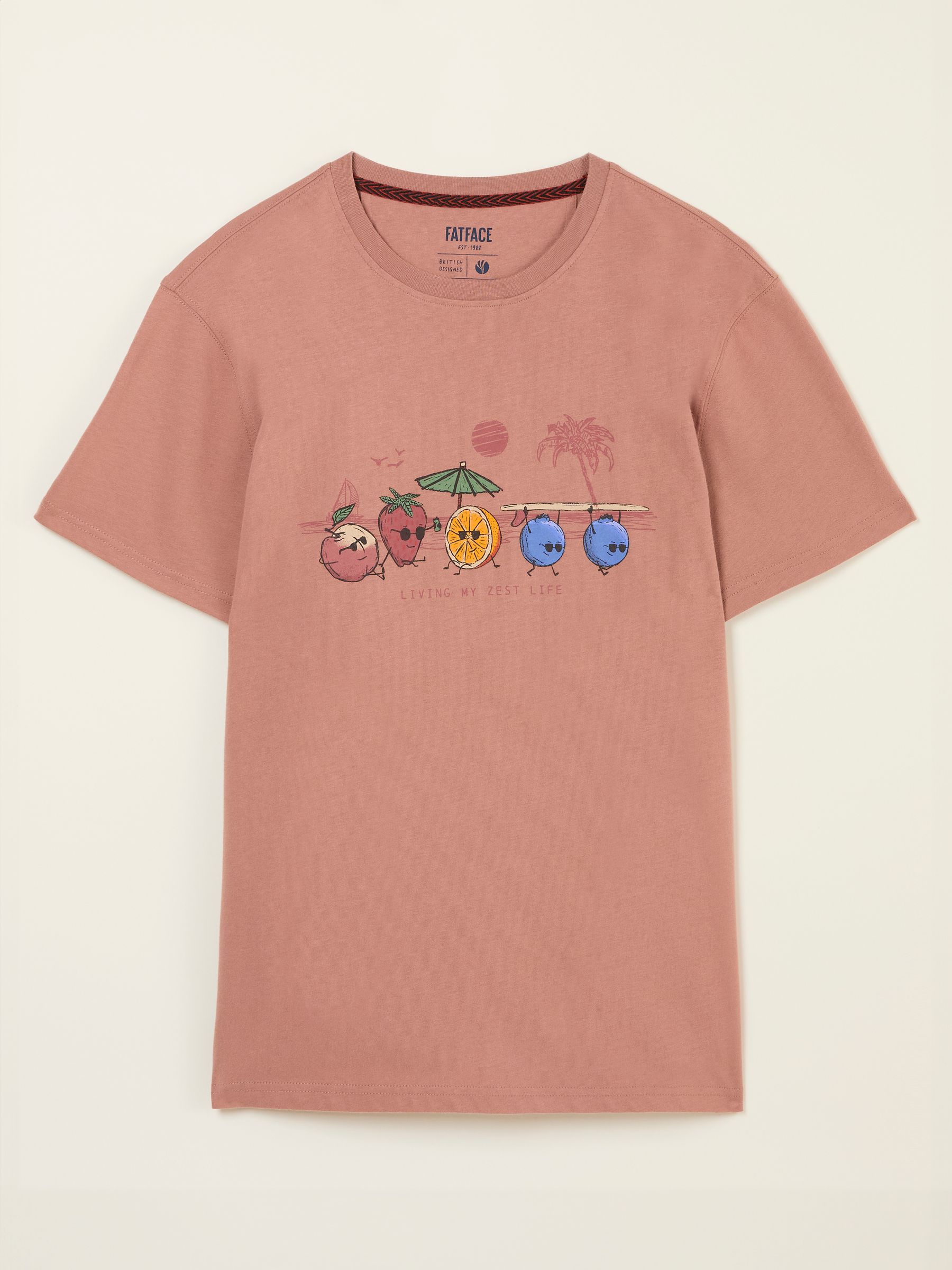 Brown Living The Zest Life Tshirt - Image 1 of 1