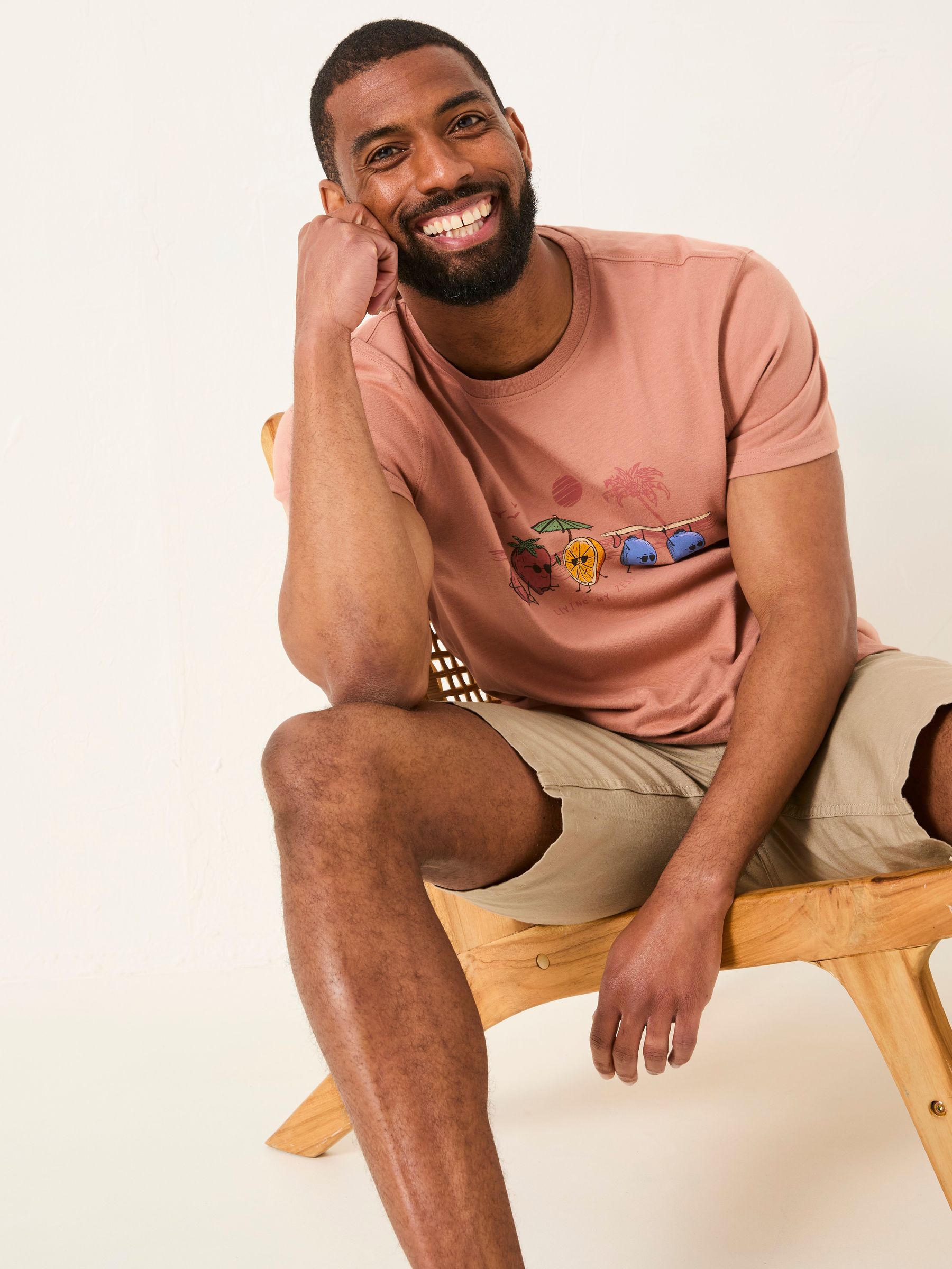 Brown Living The Zest Life Tshirt - Image 3 of 5