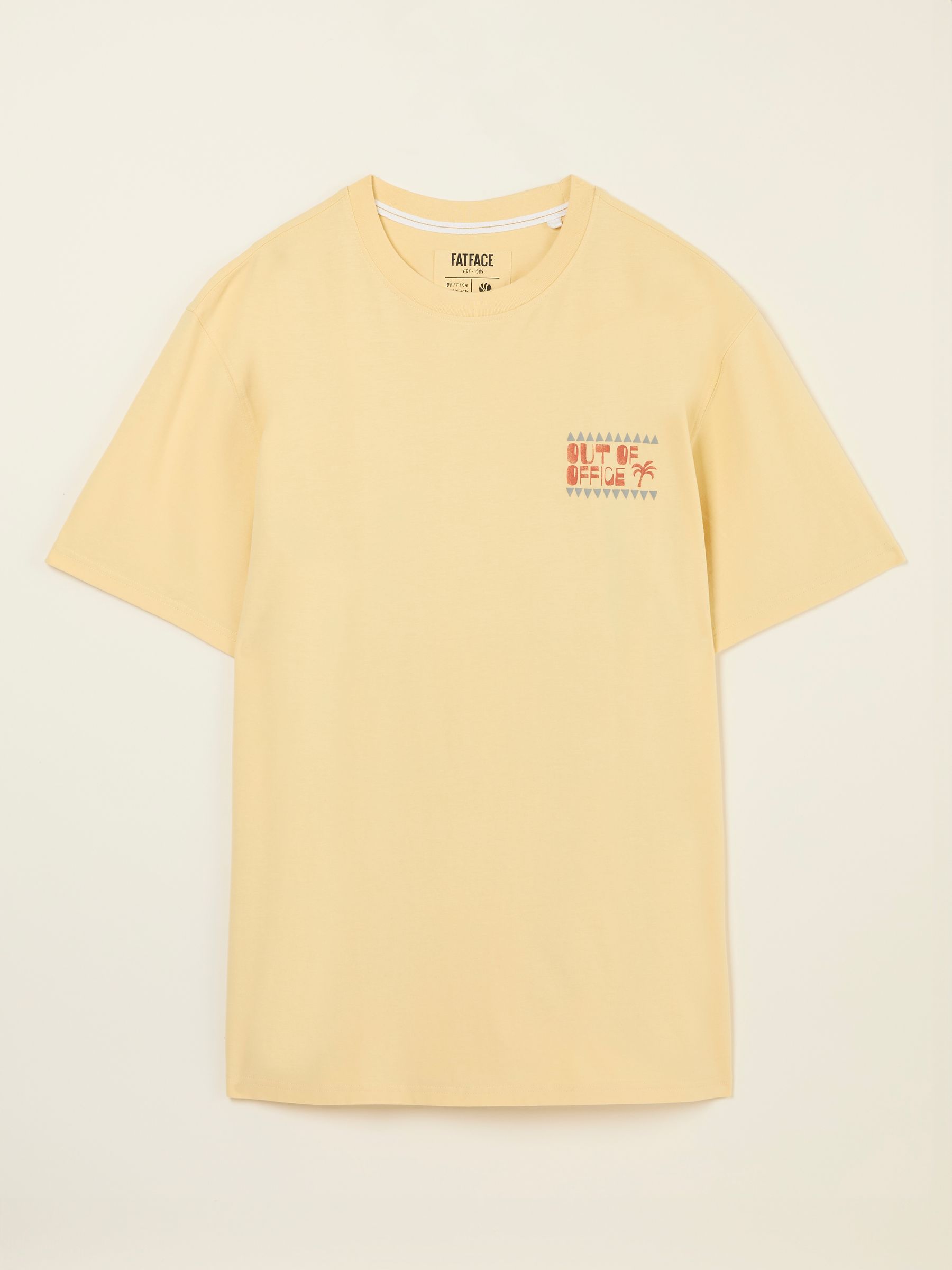 Yellow Out Of Office 100% Cotton T-Shirt - Image 5 of 6