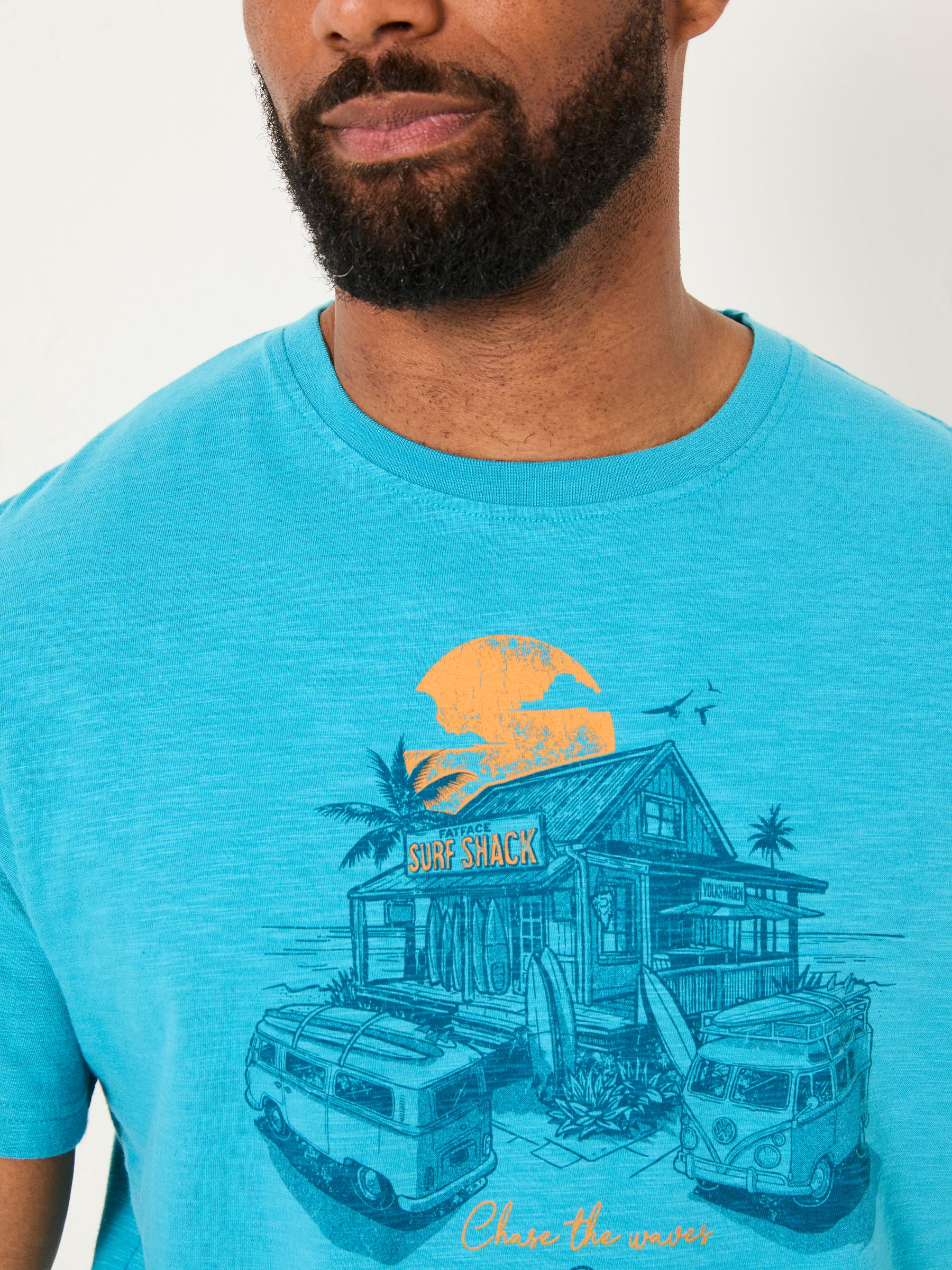 VW Bright Blue Short Sleeve T-Shirt - Image 4 of 5