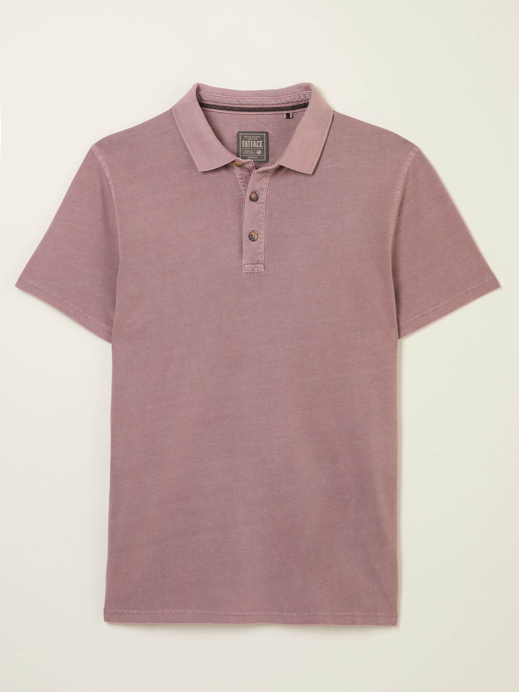 Stoke Heather Purple Short Sleeve Polo Shirt - Image 5 of 5