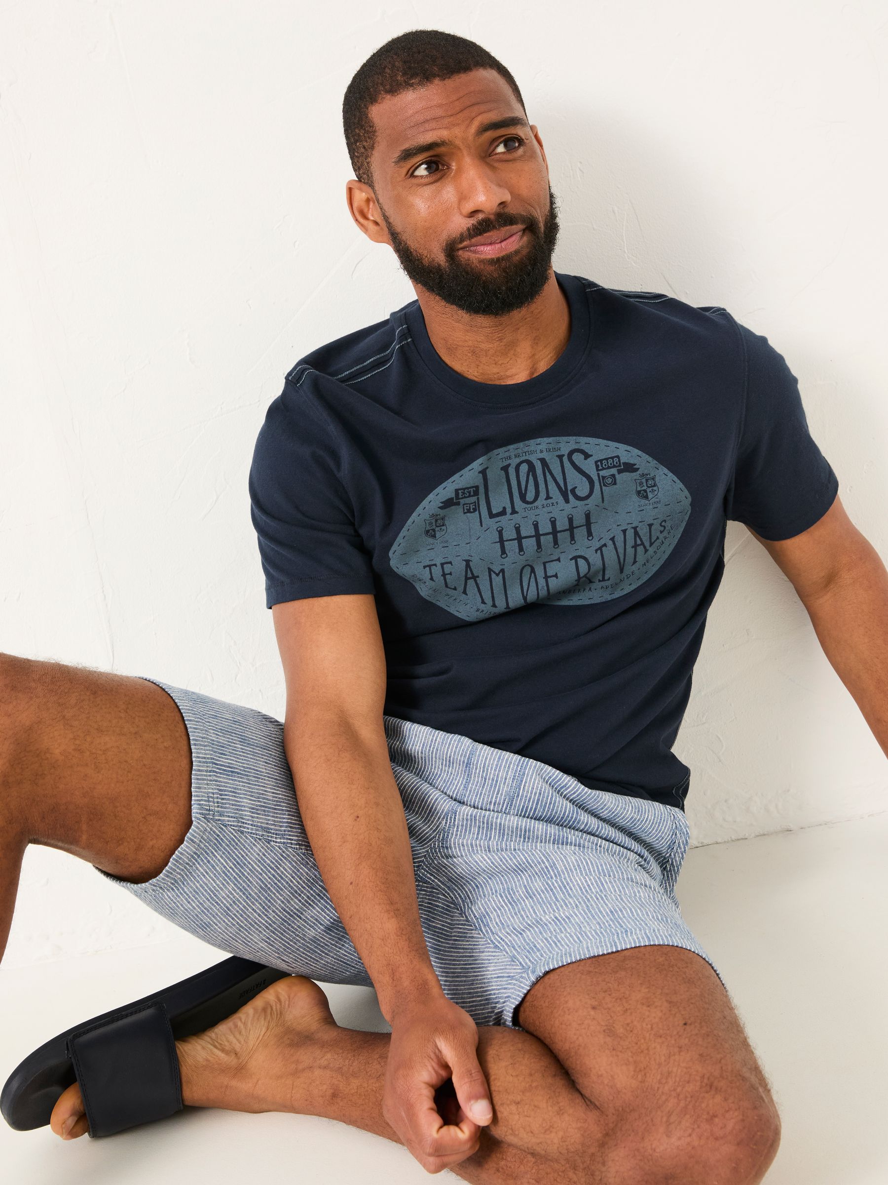 Navy Lions Tour Graphic Tshirt - Image 3 of 5