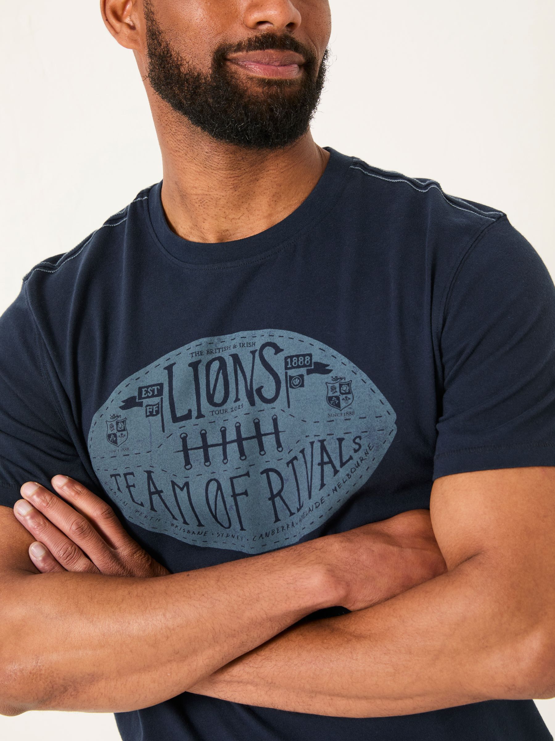 Navy Lions Tour Graphic Tshirt - Image 4 of 5