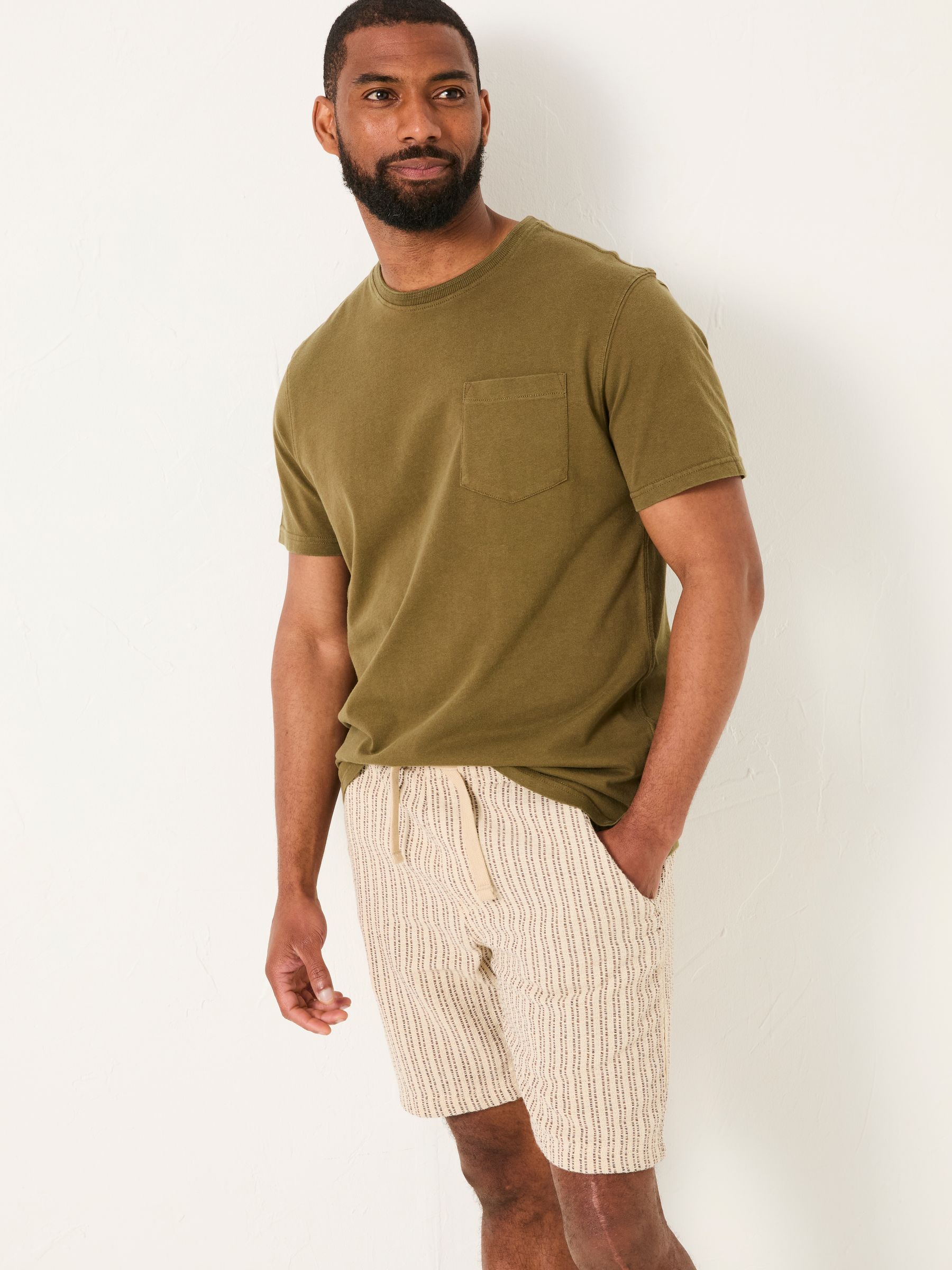 Cove Khaki Green Cove Pocket Tshirt - Image 1 of 5