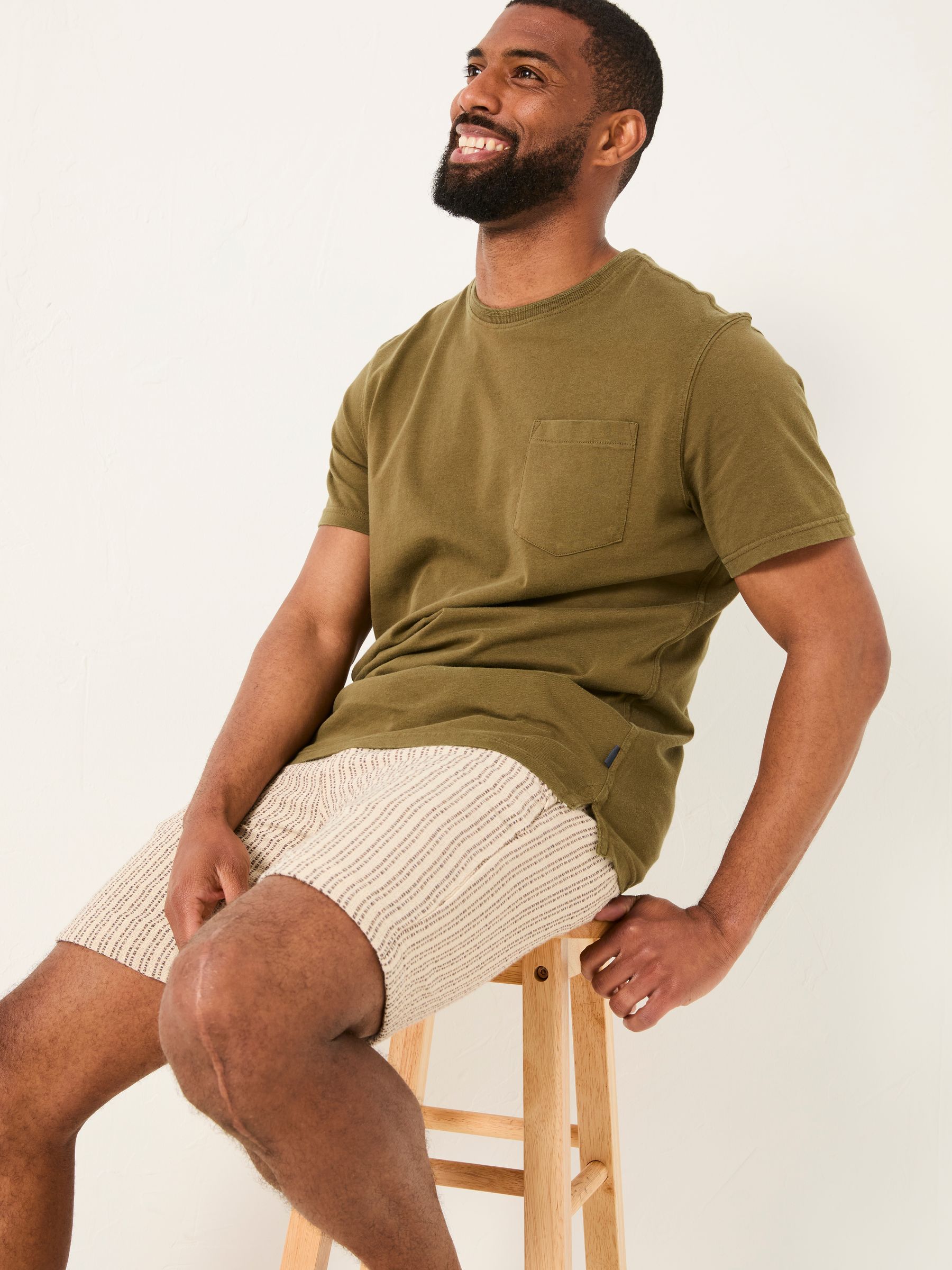 Cove Khaki Green Cove Pocket Tshirt - Image 3 of 5