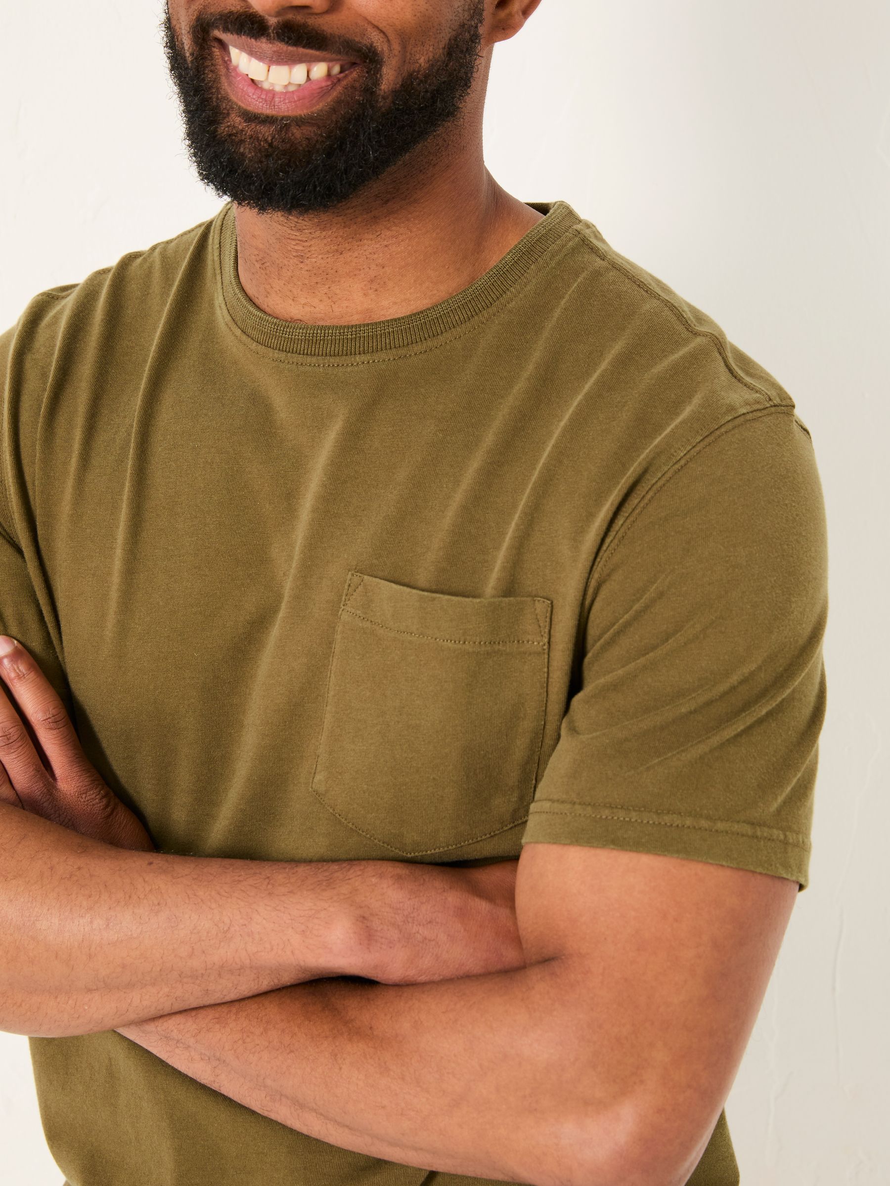 Cove Khaki Green Cove Pocket Tshirt - Image 4 of 5