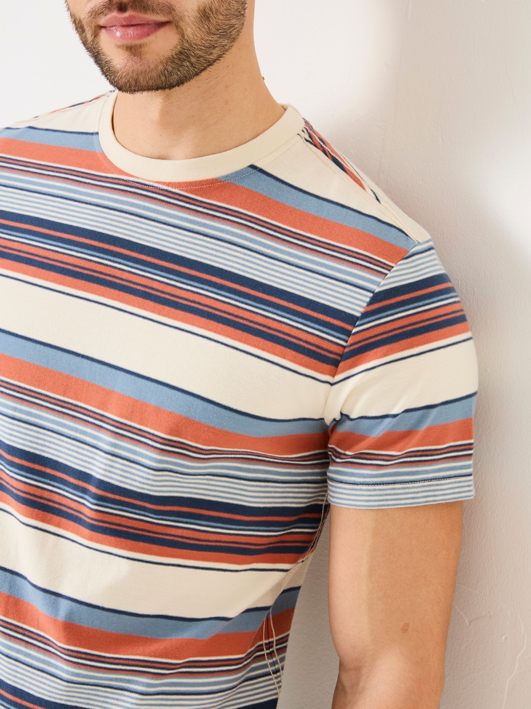 Trescowe Blue Trescowe Stripe Tshirt - Image 3 of 5