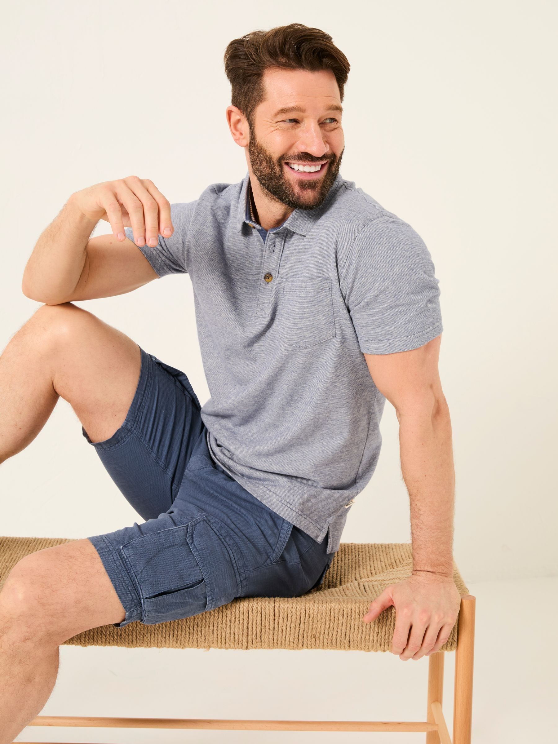 Elm French Navy Polo Shirt - Image 3 of 5