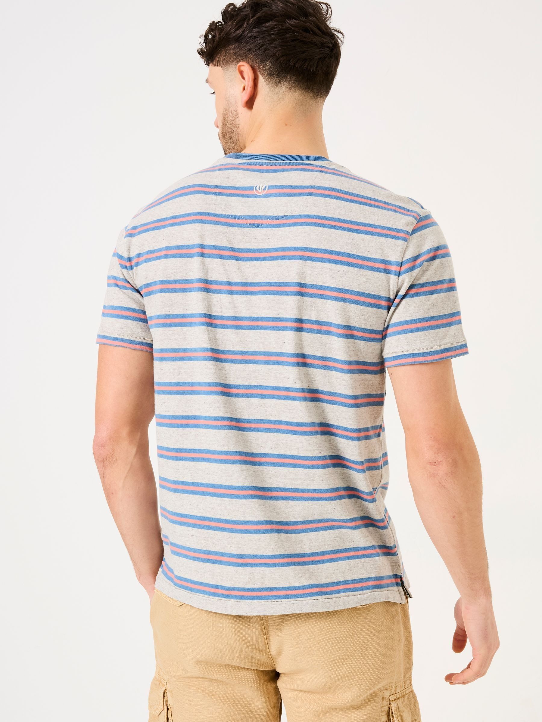 Indigo Blue Pocket Stripe Indigo Tee - Image 2 of 5